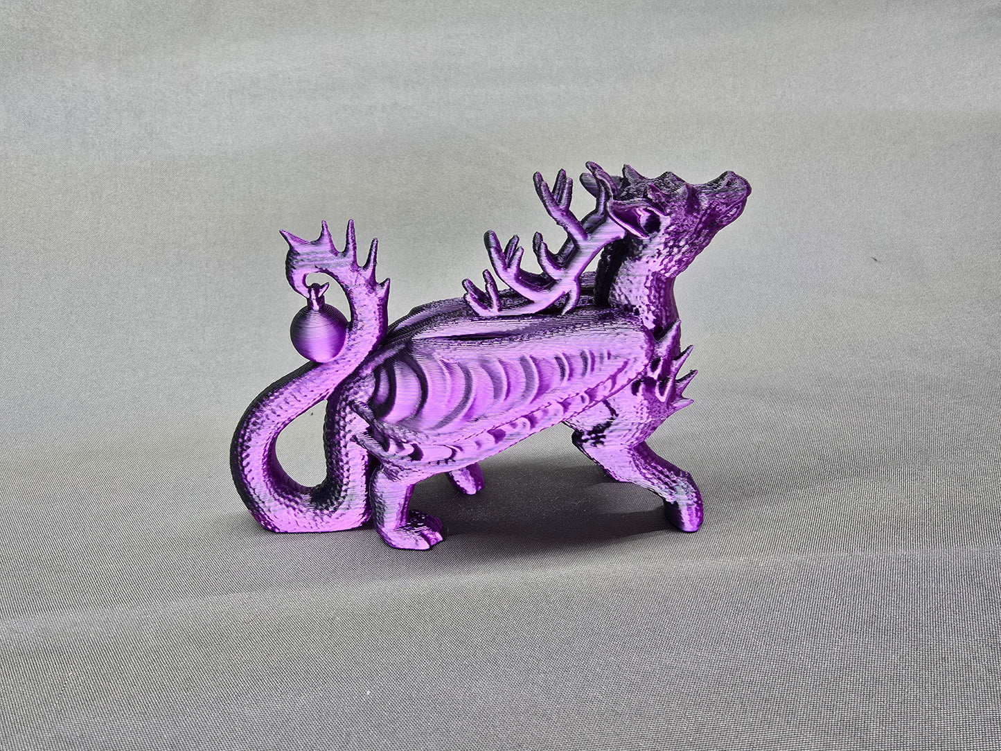Reindeer Dragon Ornament Figurine