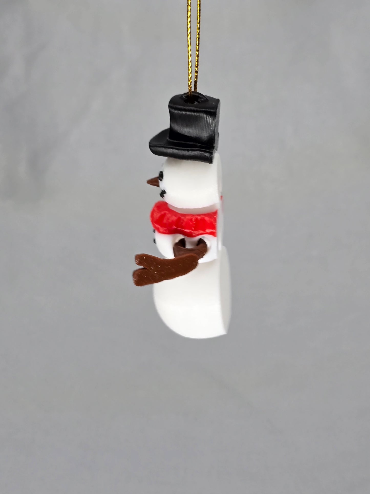 Snowman keychain ornament holiday decoration