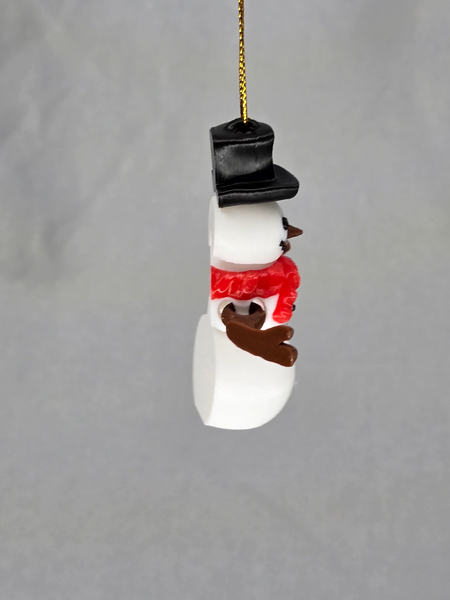 Snowman keychain ornament holiday decoration