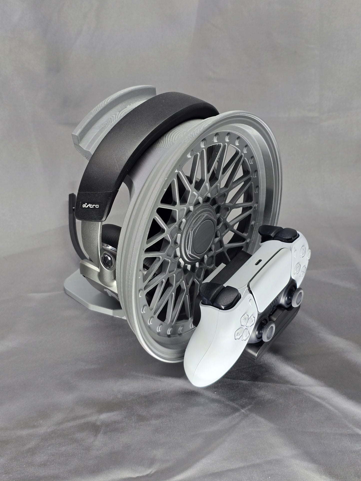 Wheel Headset & Controller charging stand will really rev up your gaming setup