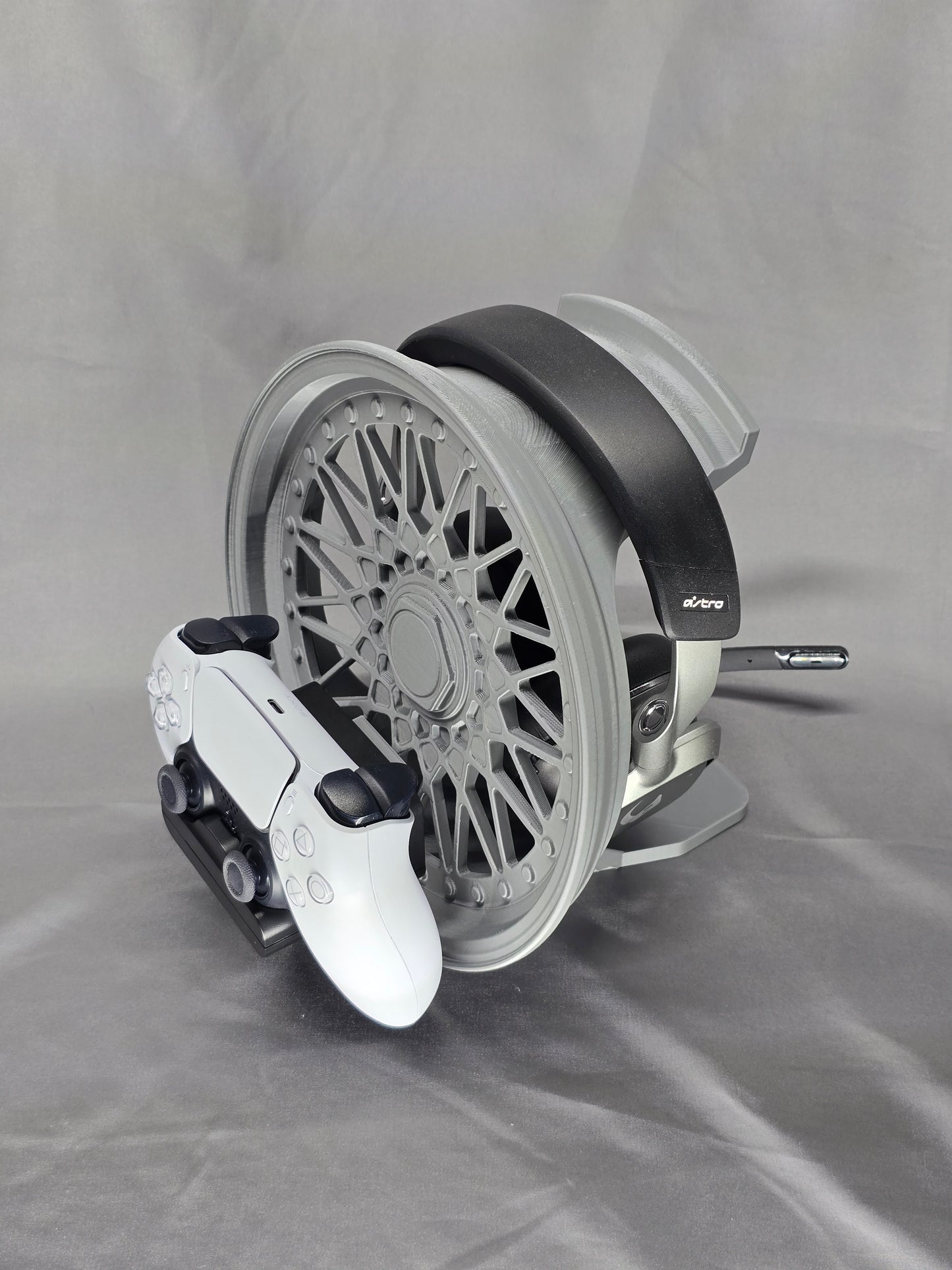 Wheel Headset & Controller charging stand will really rev up your gaming setup