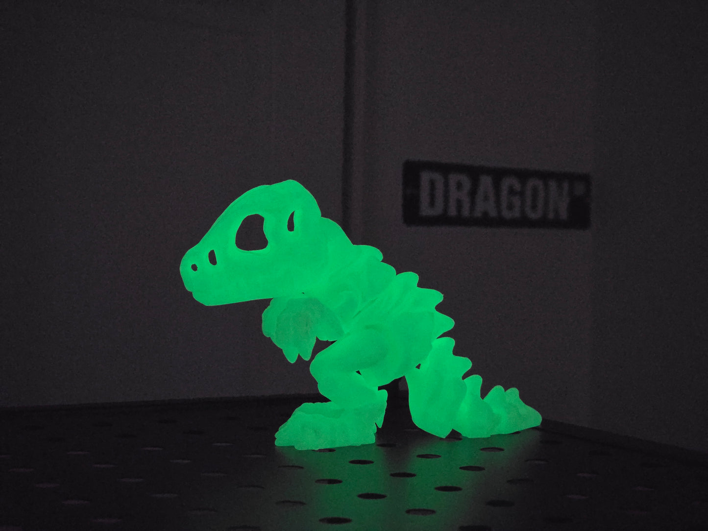 Tiny T-Rex Skeleton articulating figurine