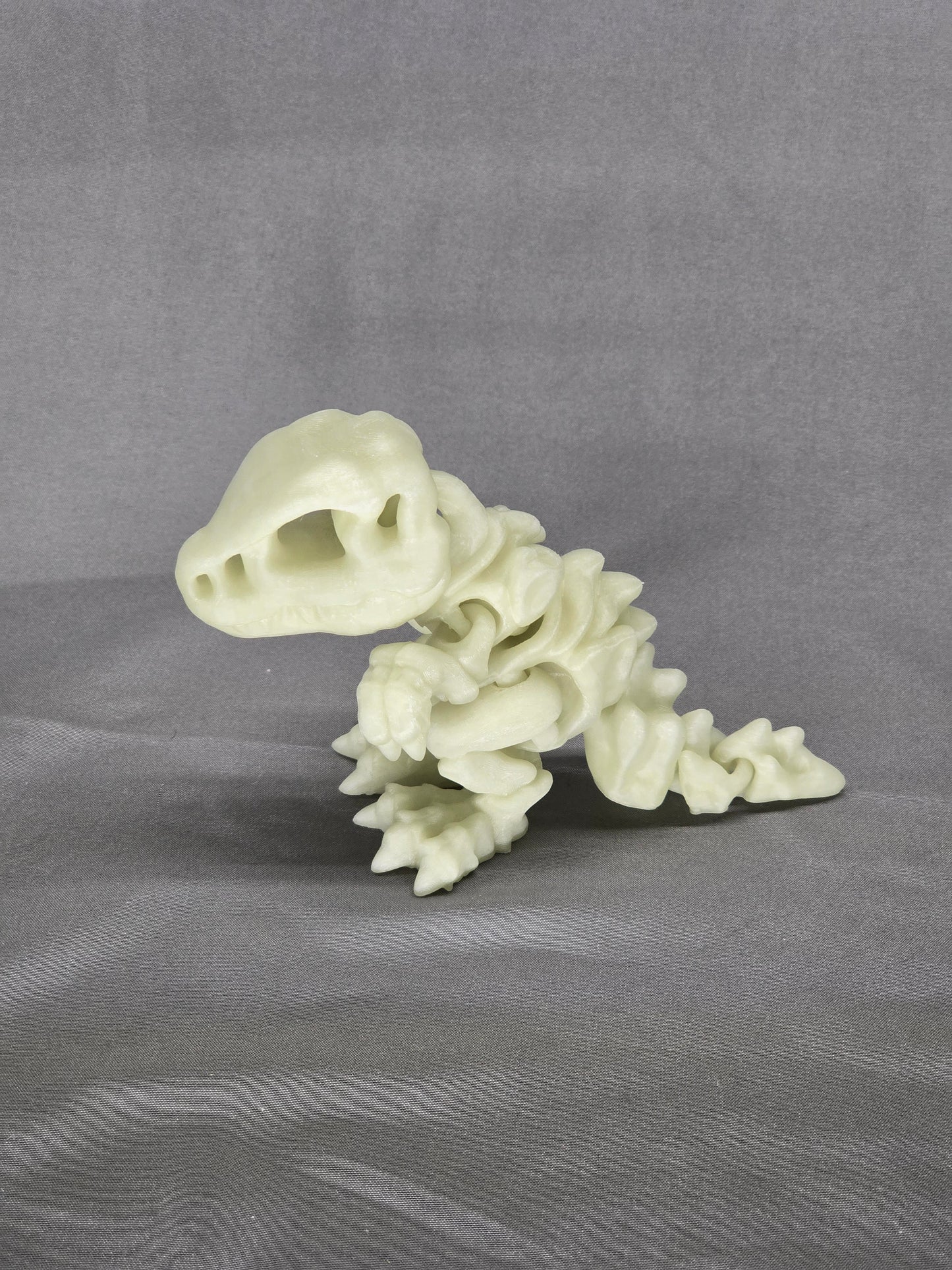 Tiny T-Rex Skeleton articulating figurine
