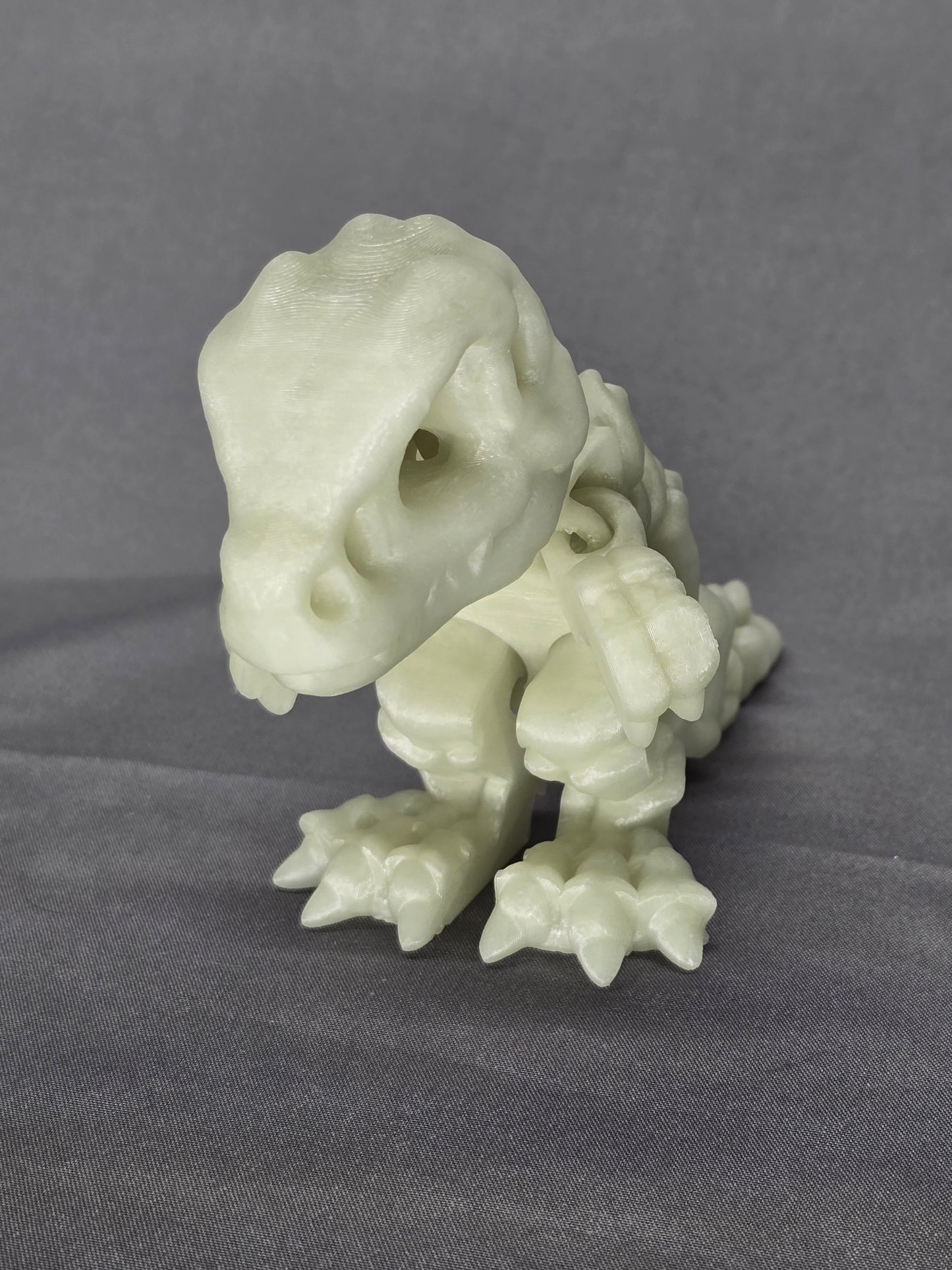 Tiny T-Rex Skeleton articulating figurine