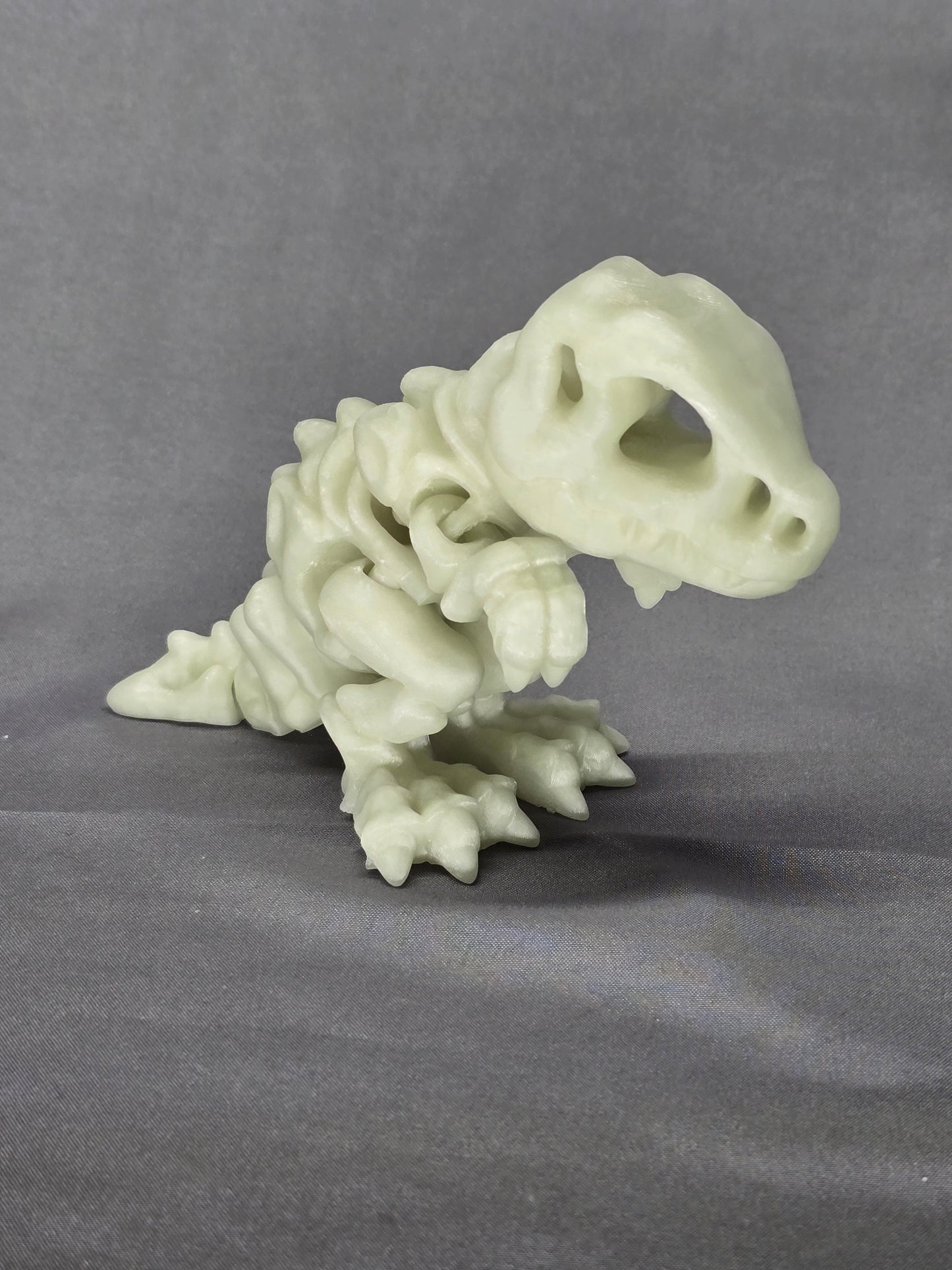 Tiny T-Rex Skeleton articulating figurine