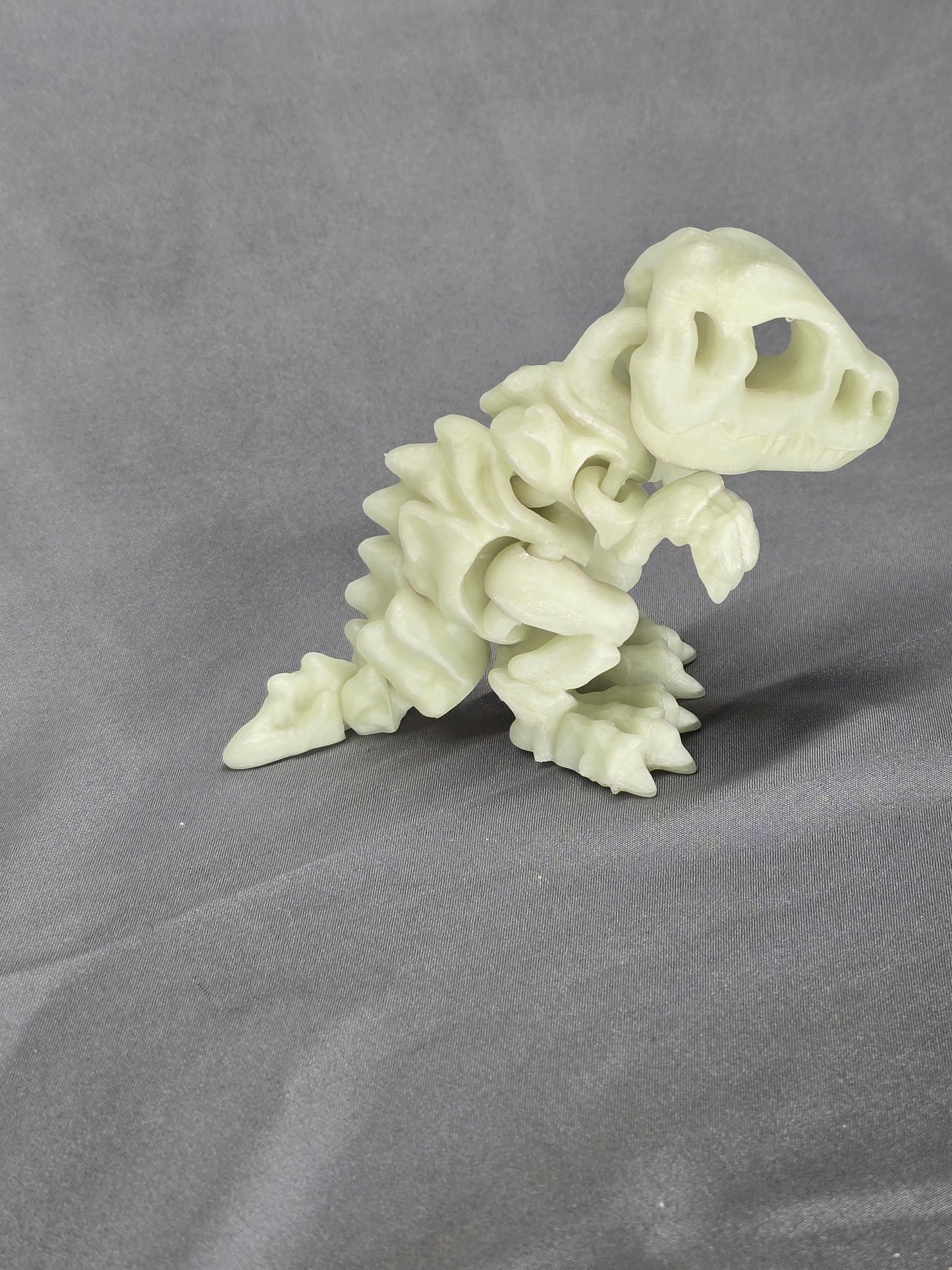 Tiny T-Rex Skeleton articulating figurine