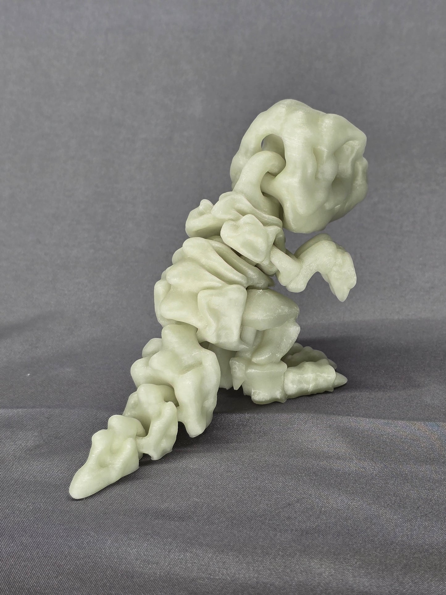 Tiny T-Rex Skeleton articulating figurine