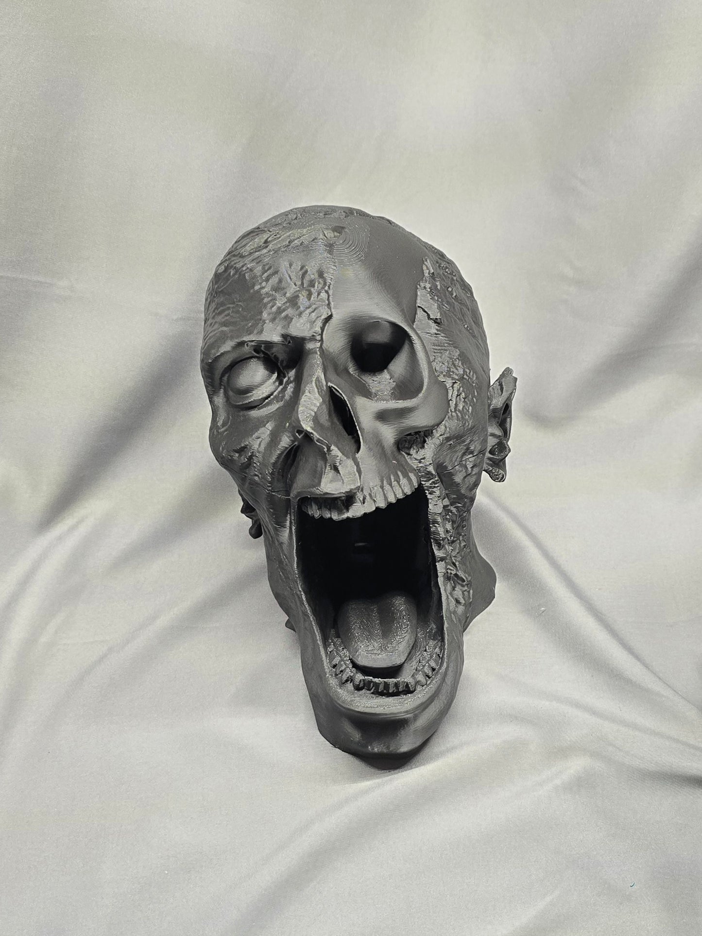 Zombie Skull controller and headphone holder