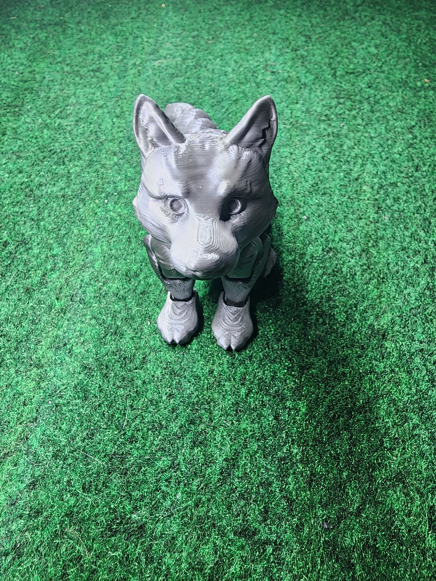 Wolf articulating figurine