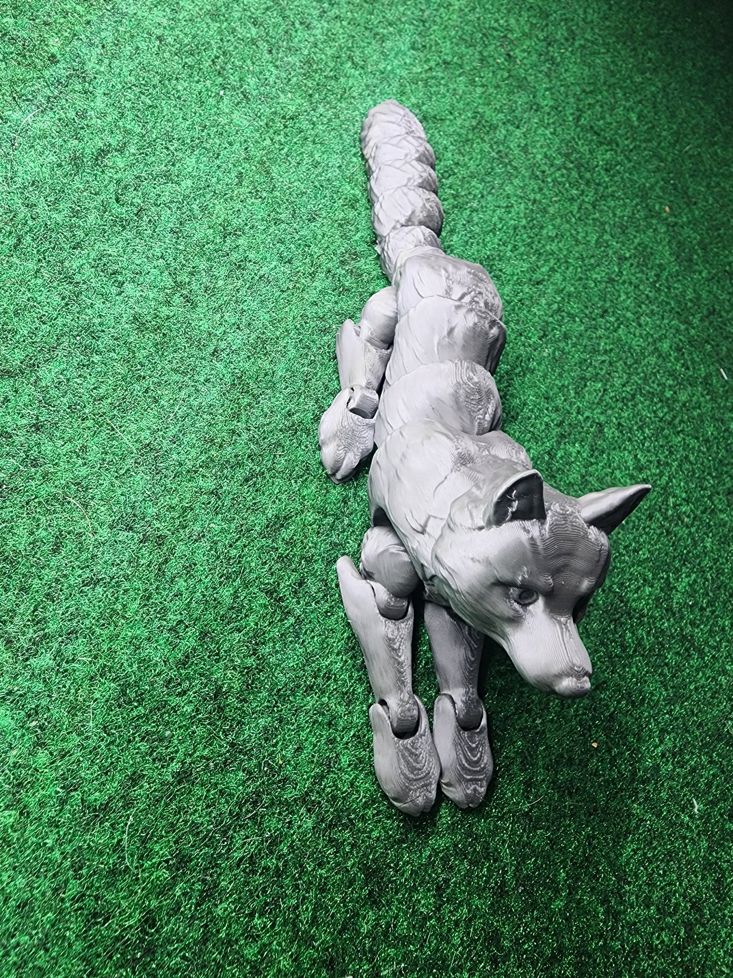 Wolf articulating figurine