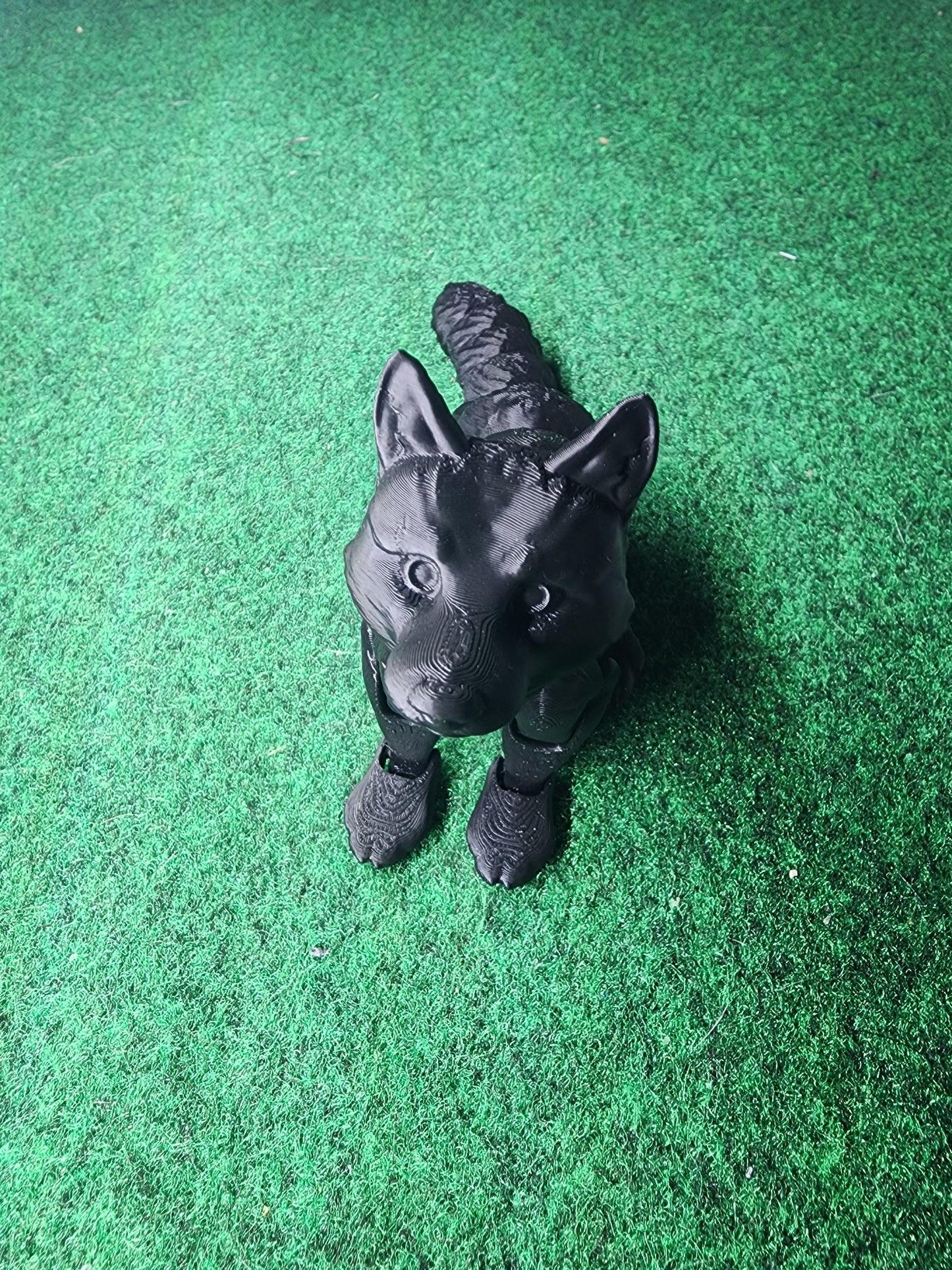 Wolf articulating figurine