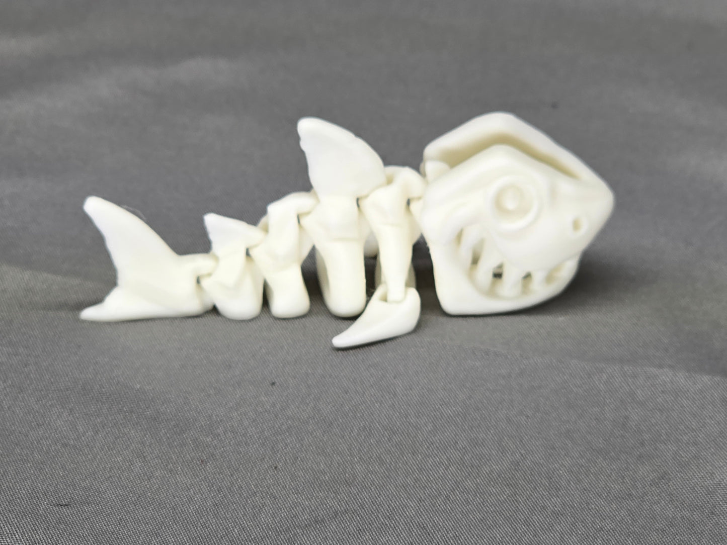 Mini Shark Skeleton articulating figurine will add some bite to your day