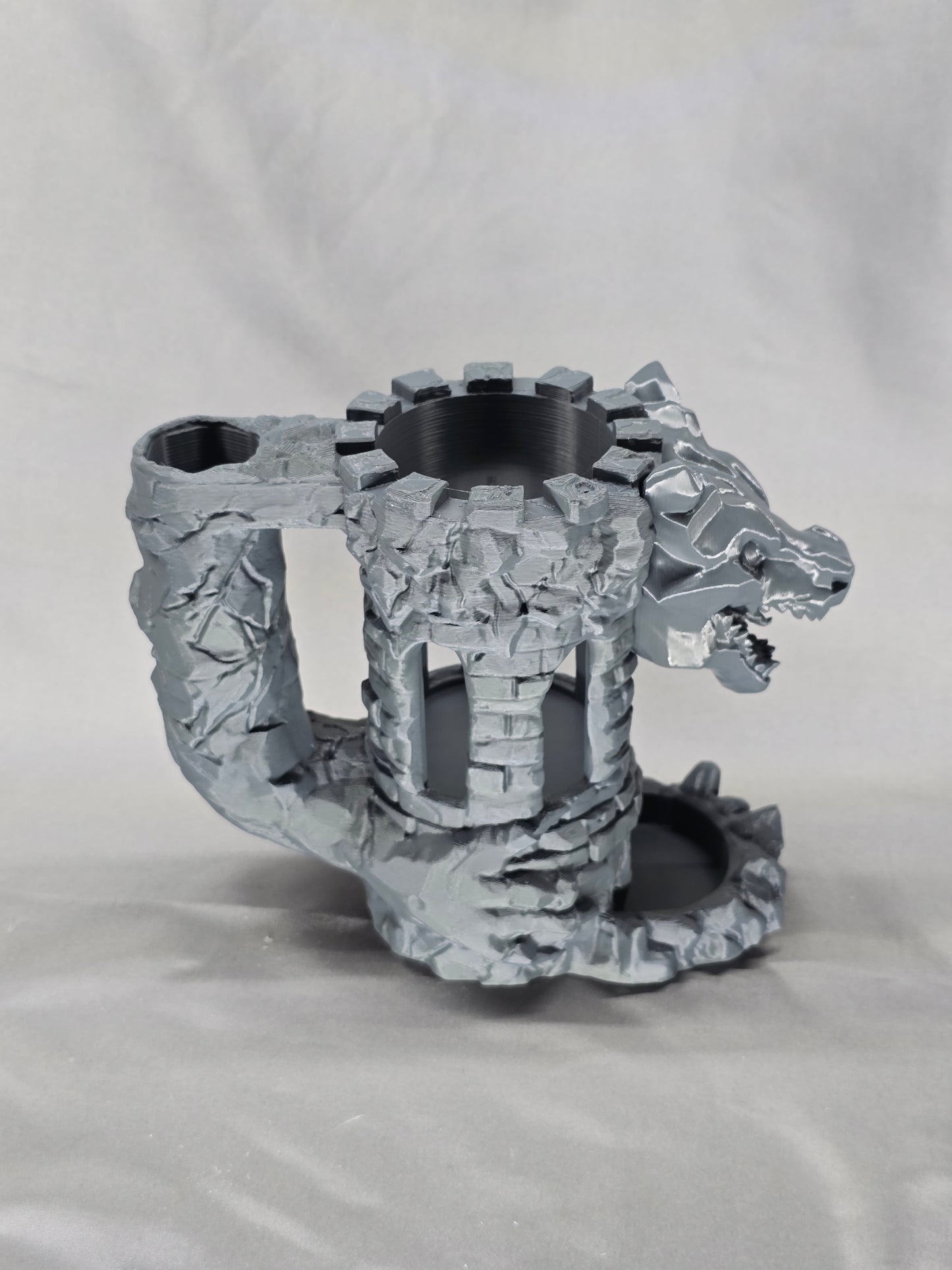 Dragon Fortress Can Holder & Dice Tower