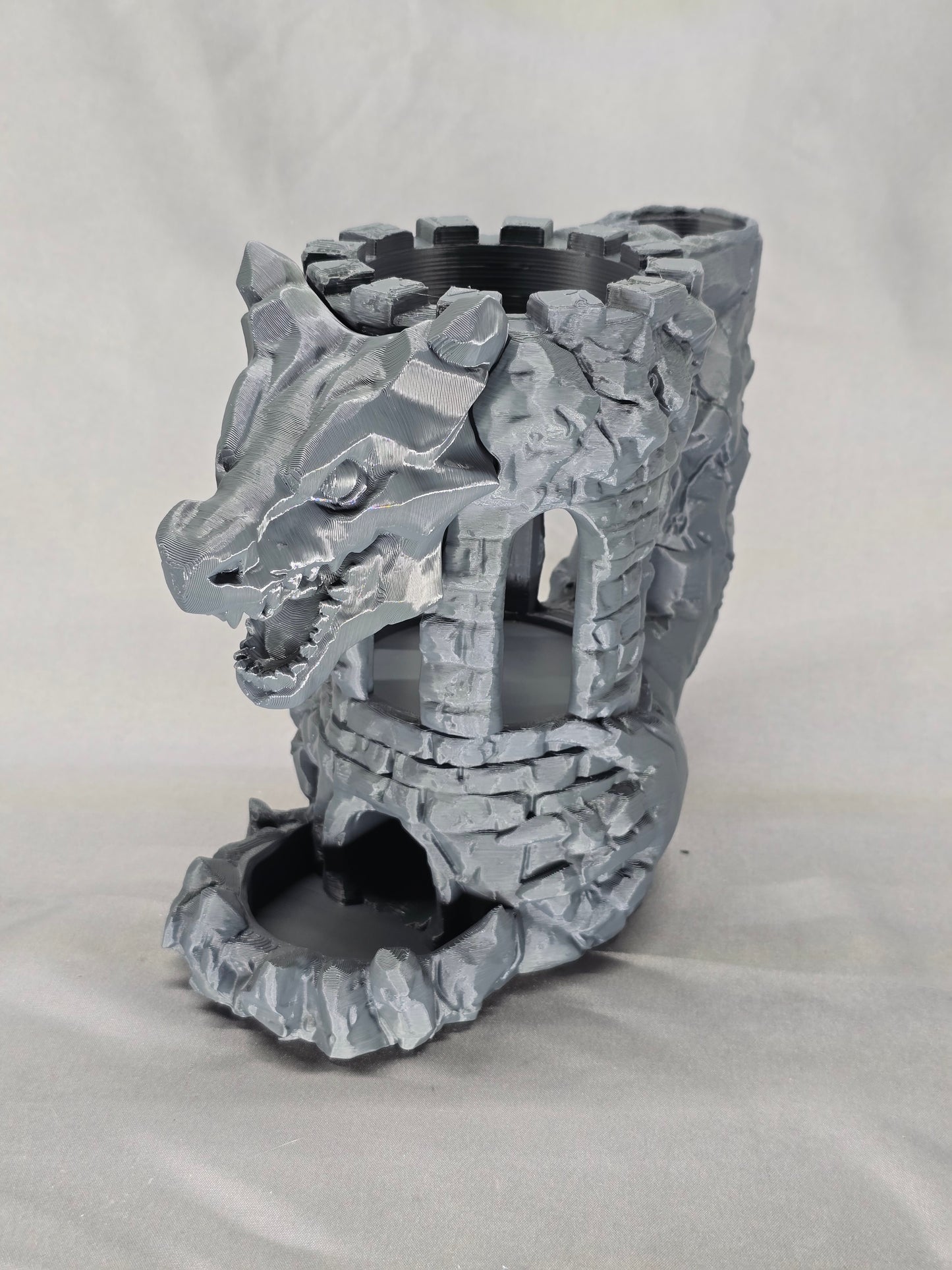 Dragon Fortress Can Holder & Dice Tower