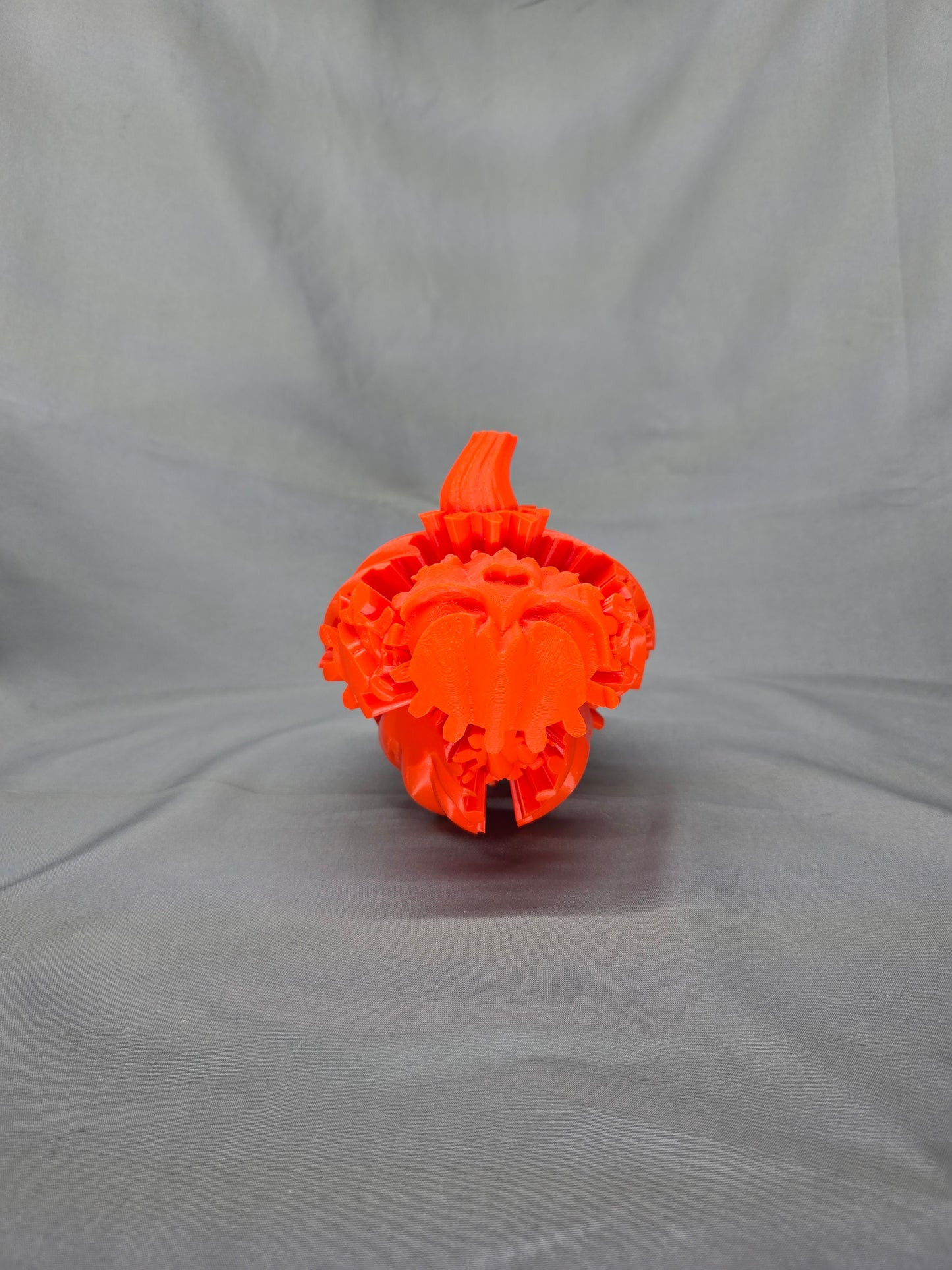 Jackolantern Gear Head rotating articulating figurine decoration fidget for Halloween