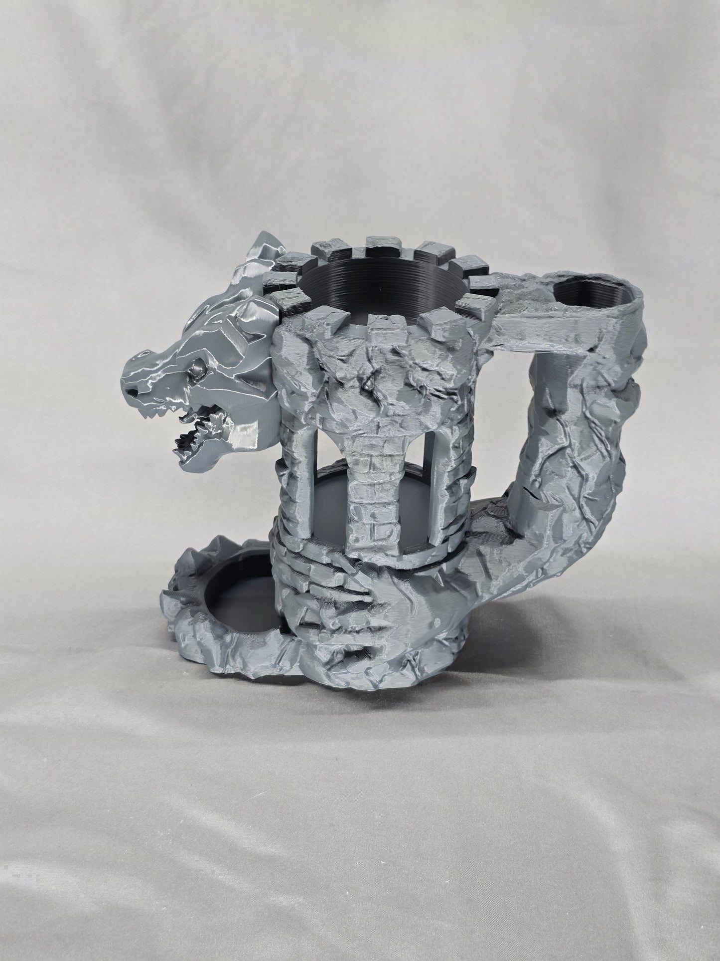 Dragon Fortress Can Holder & Dice Tower