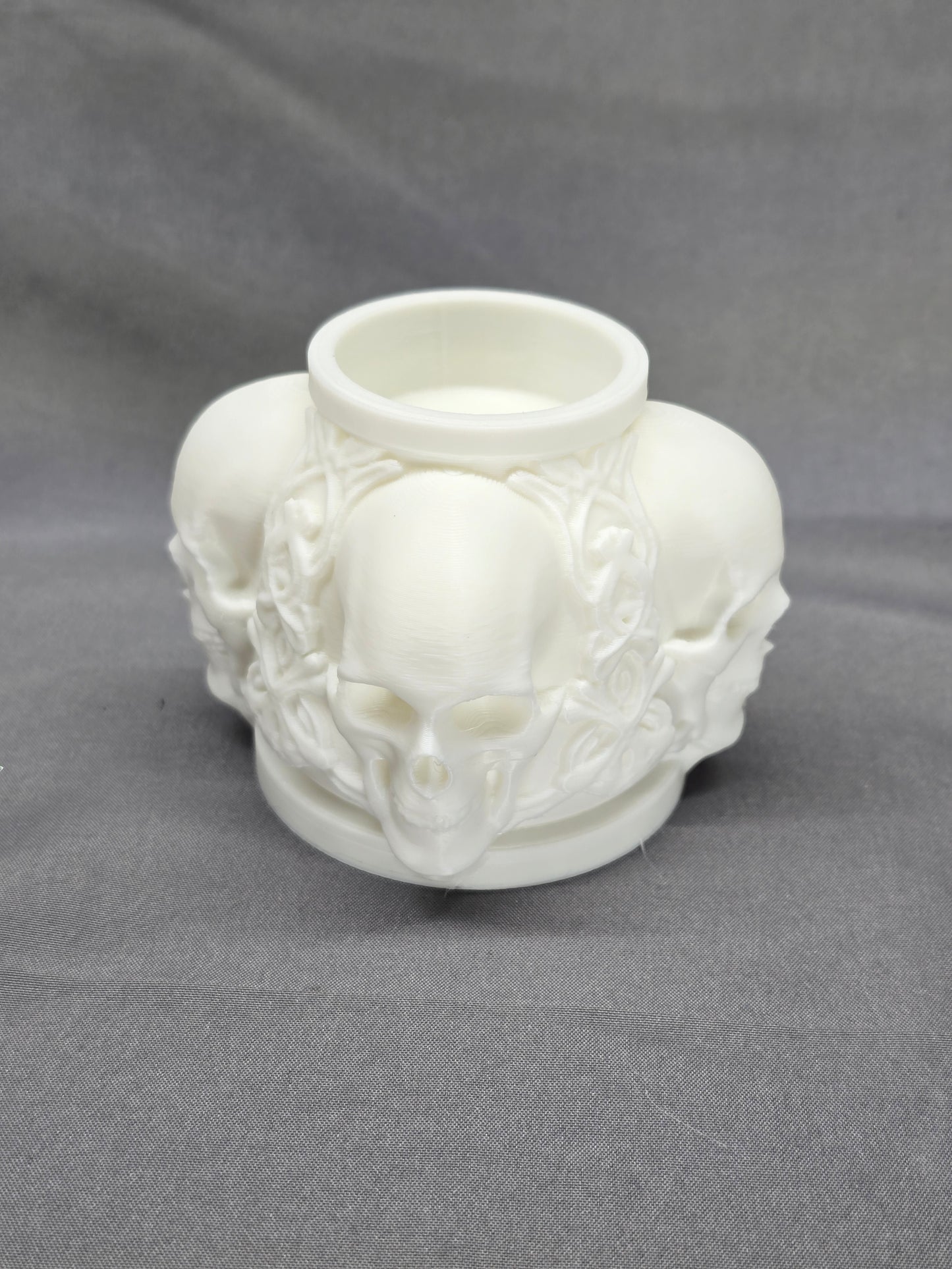 Skull Candle Holder