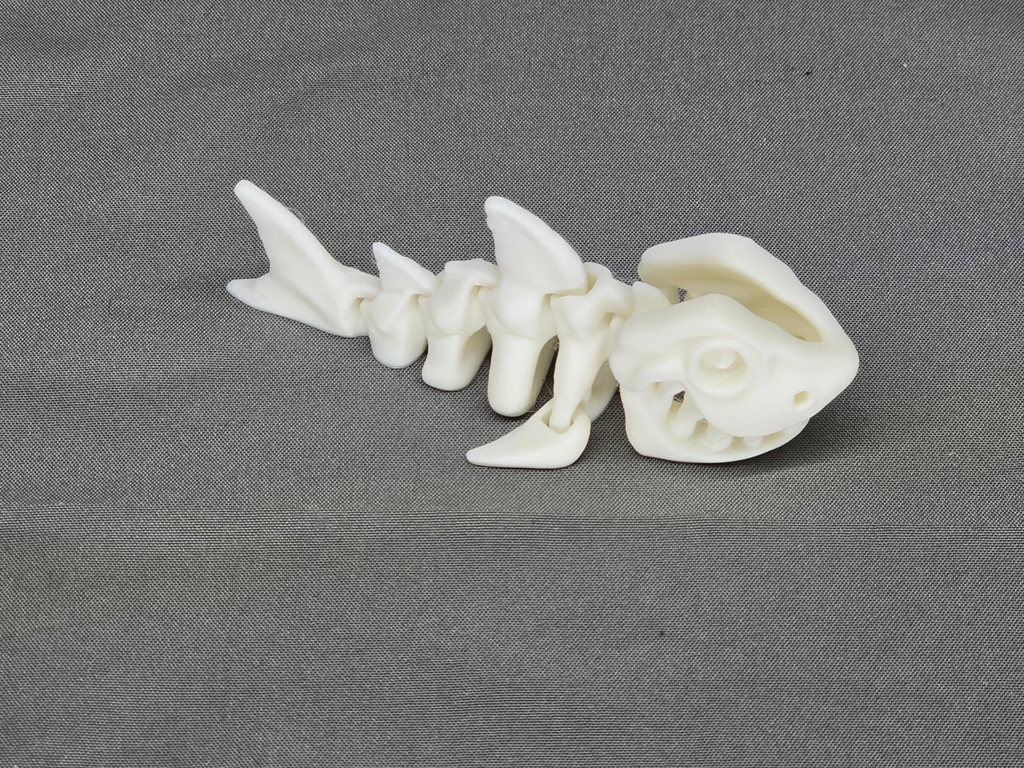 Mini Shark Skeleton articulating figurine will add some bite to your day