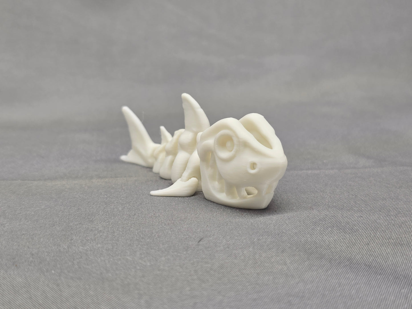 Mini Shark Skeleton articulating figurine will add some bite to your day