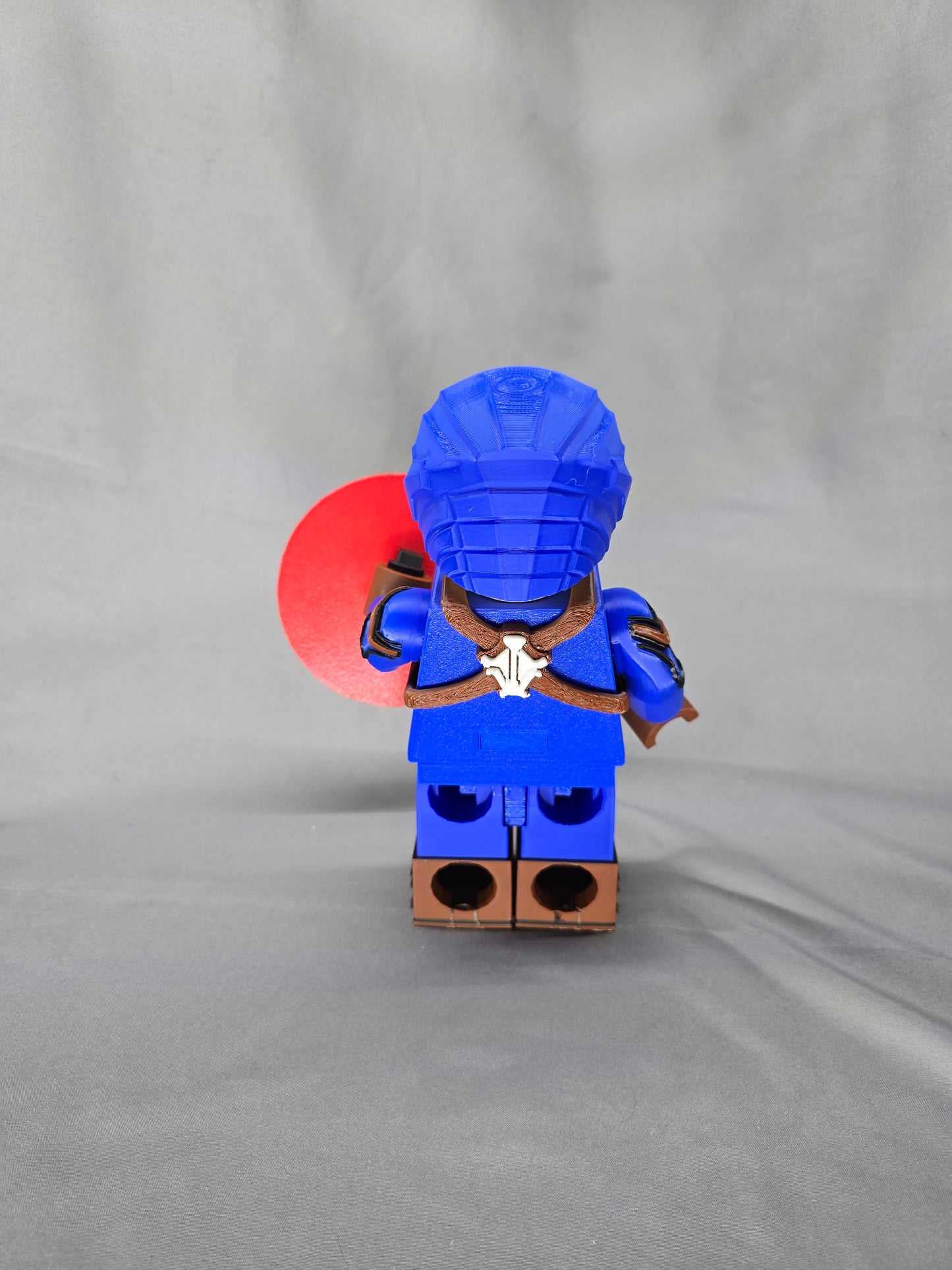 Big Brick American Soldier Captain articulating figurine