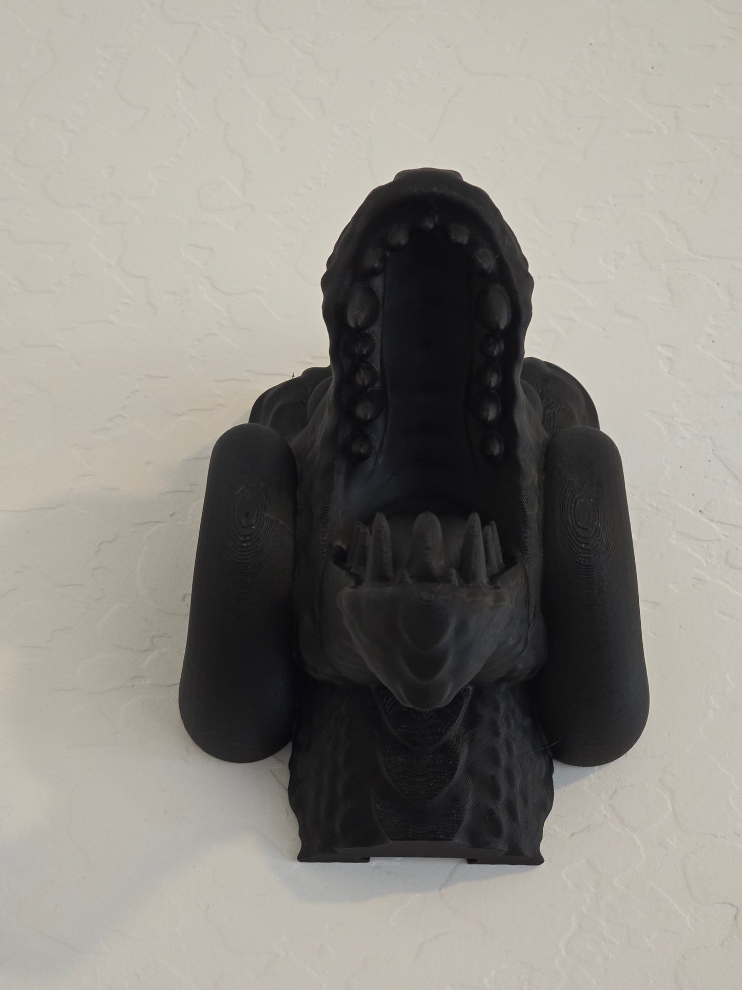 Horned Dragon Head wall mount gothic mythical decor