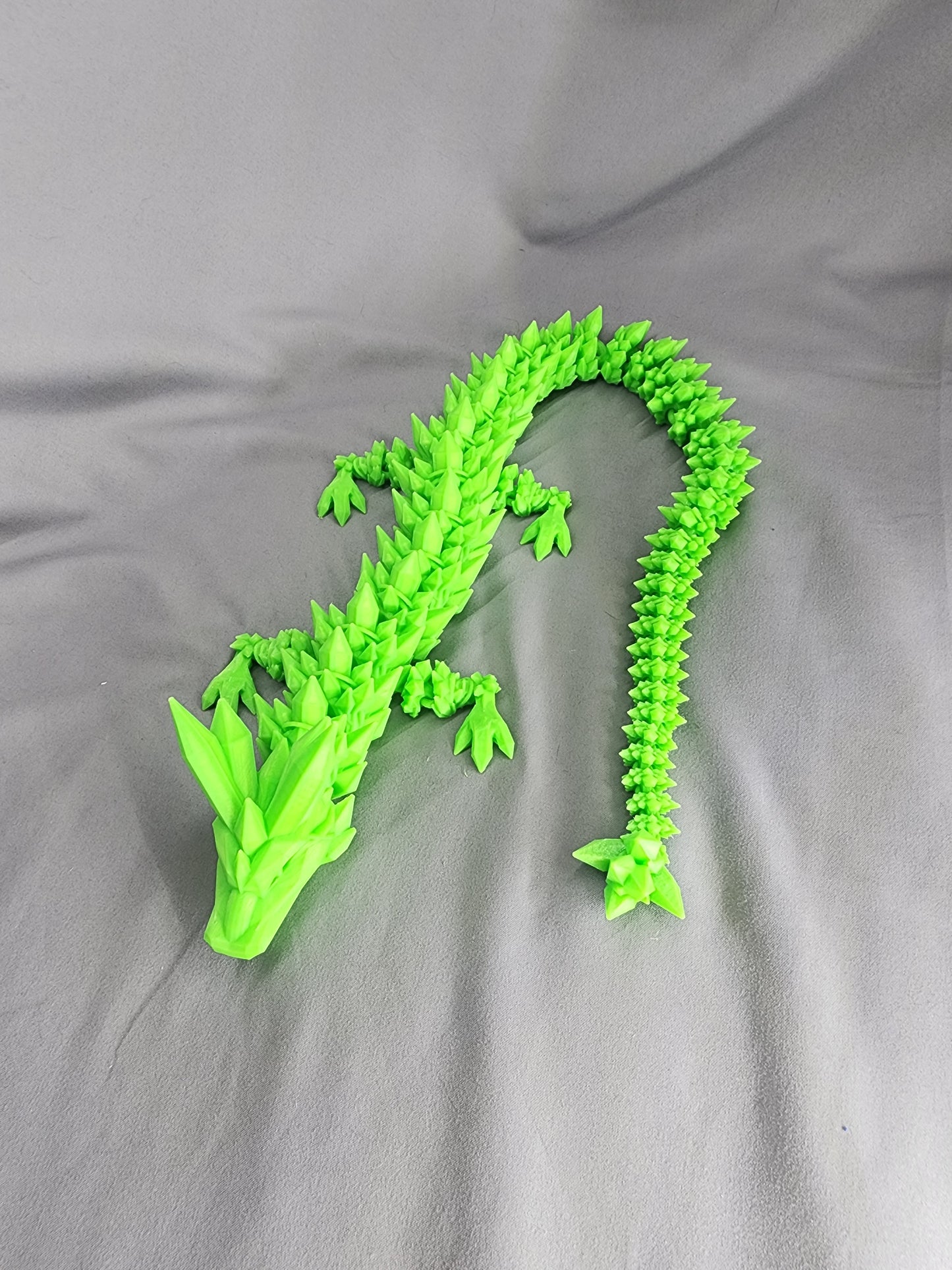 Crystal Dragon articulating figurine is both a fidget toy and glorious decor