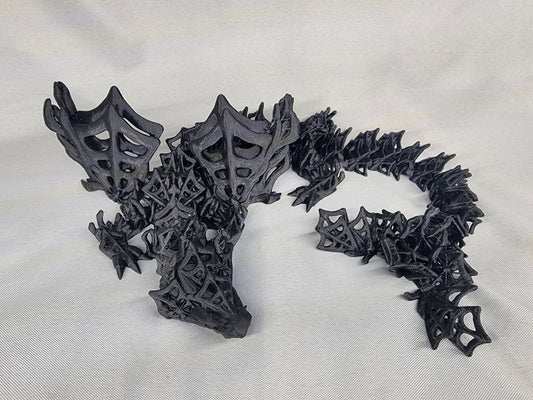 Wicked Web Winged Dragon articulating figurine is a must have with its awesome spiderweb features