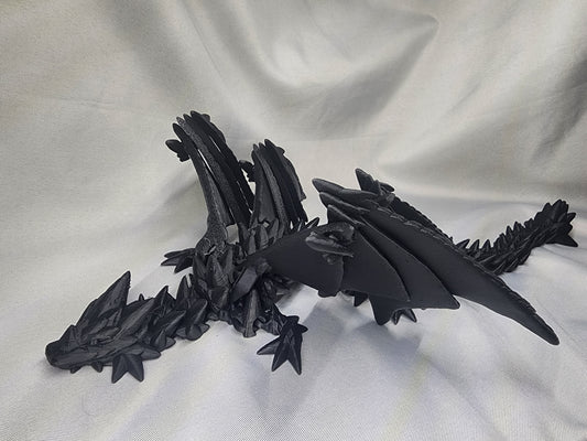 Spike Dragon articulating figurine is the coolest quad-wing dragon you could image and is a must have for the dragon collector