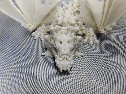 Hollow Bone Winged Dragon articulating figurine