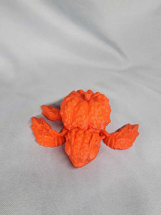 Pumpkin Turtle articulating figurine & Decoration for fall/autumn