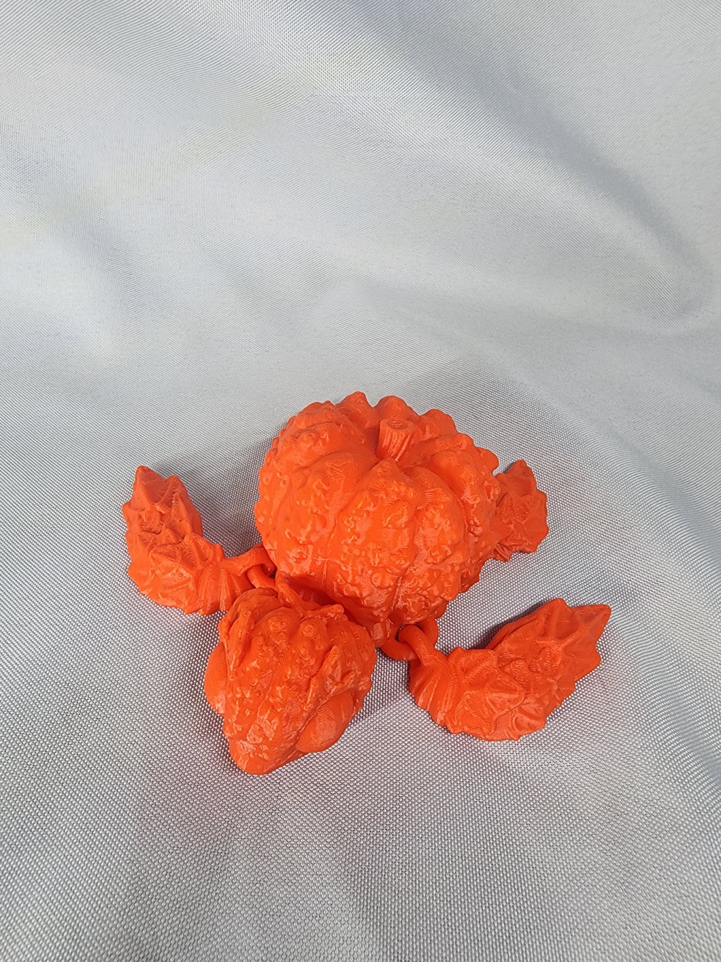 Pumpkin Turtle articulating figurine & Decoration for fall/autumn