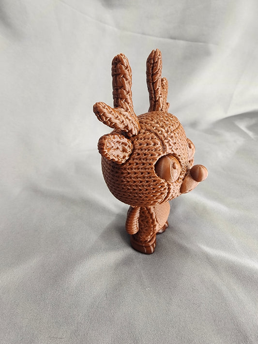 Knitted Reindeer 3D printed