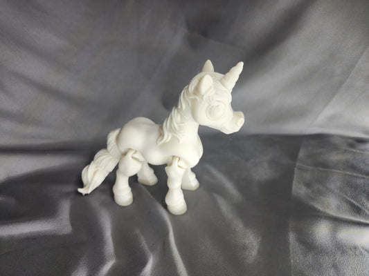 Unicorn articulating figurine