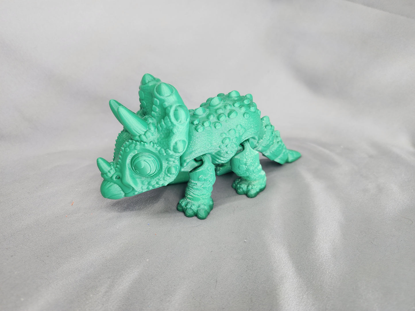 Triceratops articulating figurine