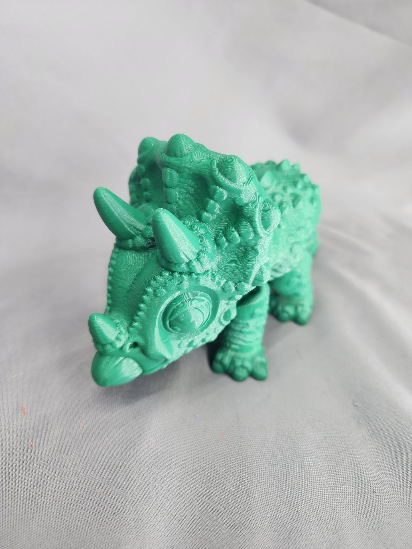 Triceratops articulating figurine