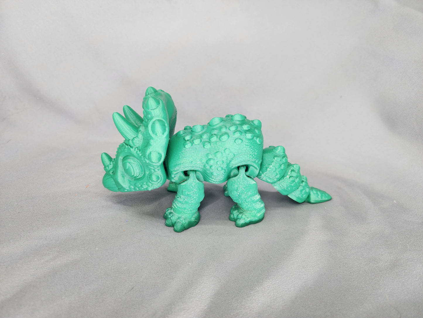 Triceratops articulating figurine