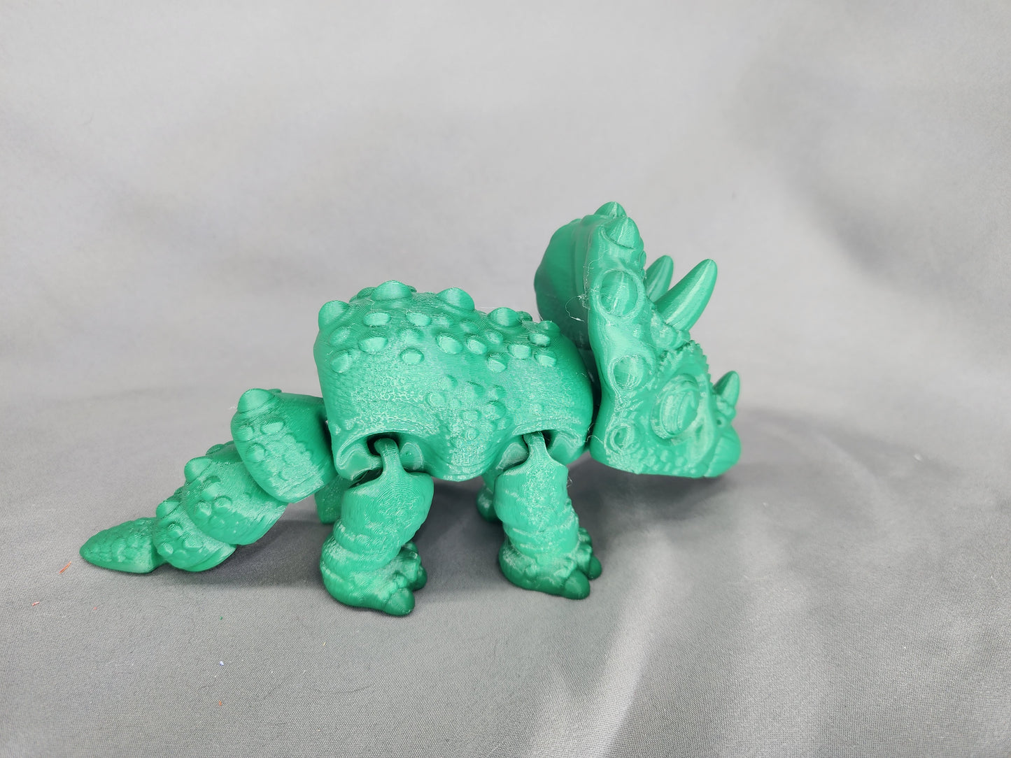 Triceratops articulating figurine