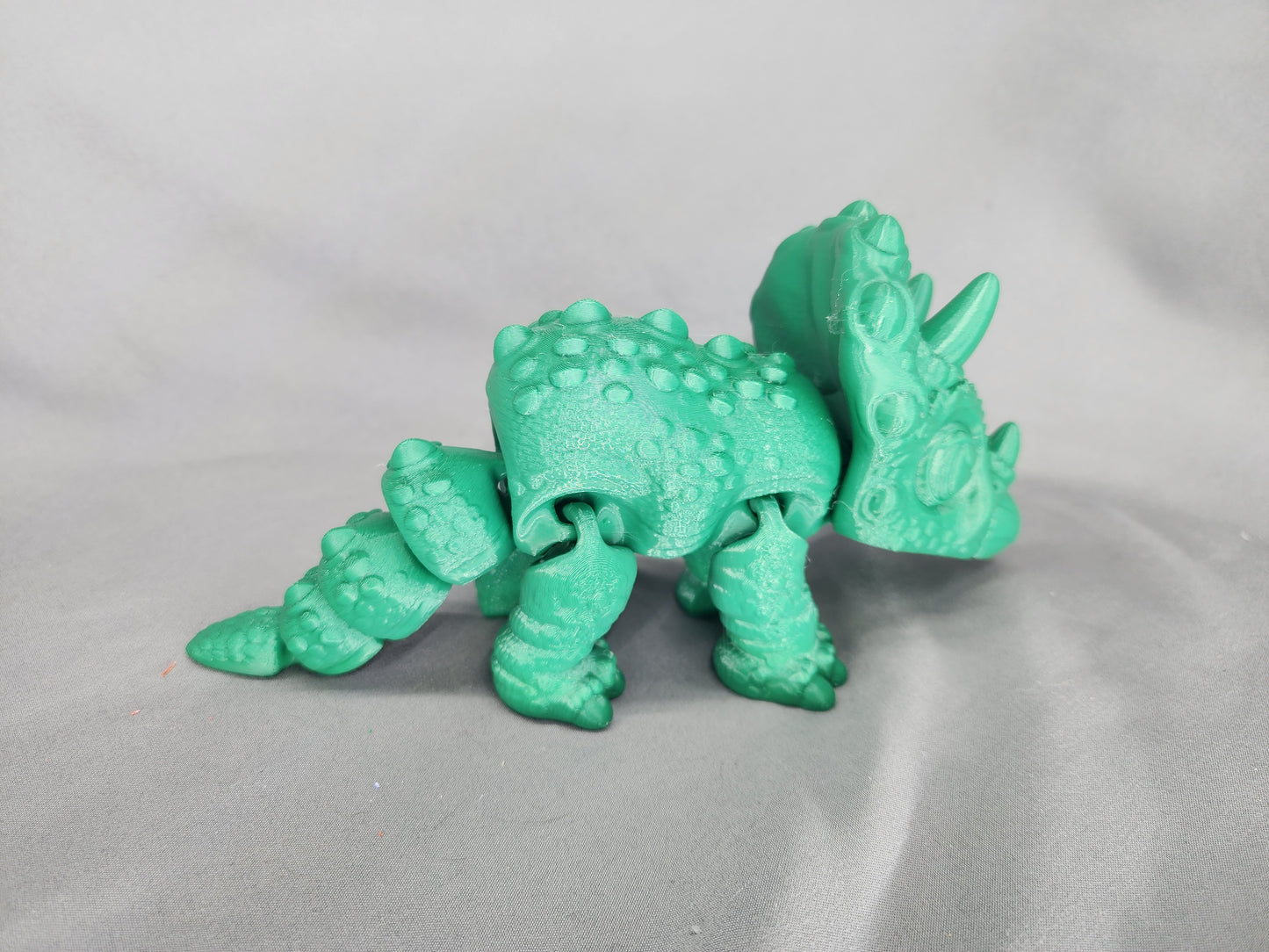 Triceratops articulating figurine