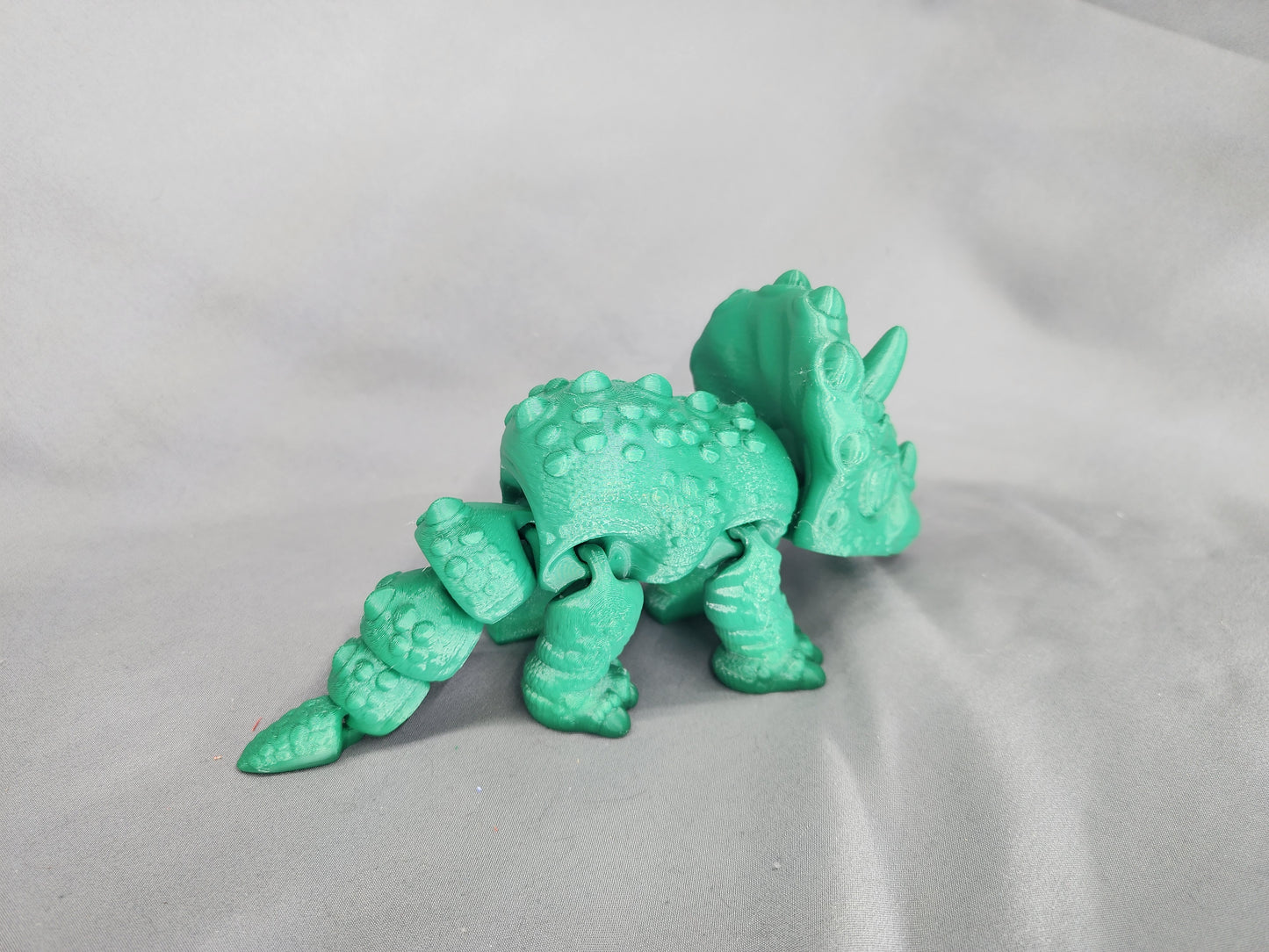 Triceratops articulating figurine