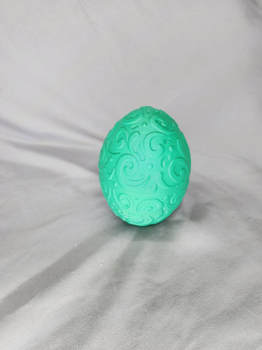 Decorated Motif Dragon Egg