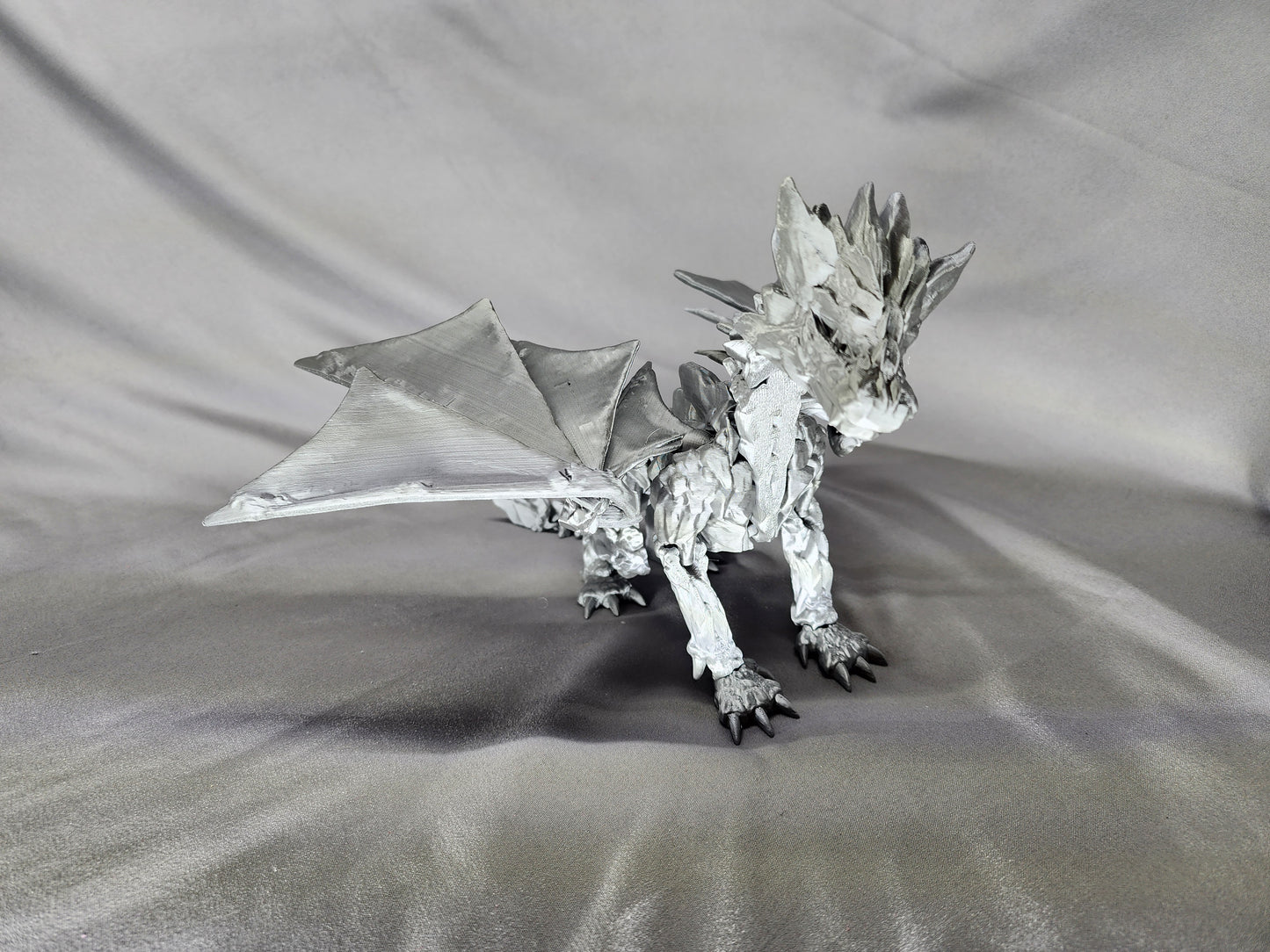 Stone Wing Dragon articulating figurine