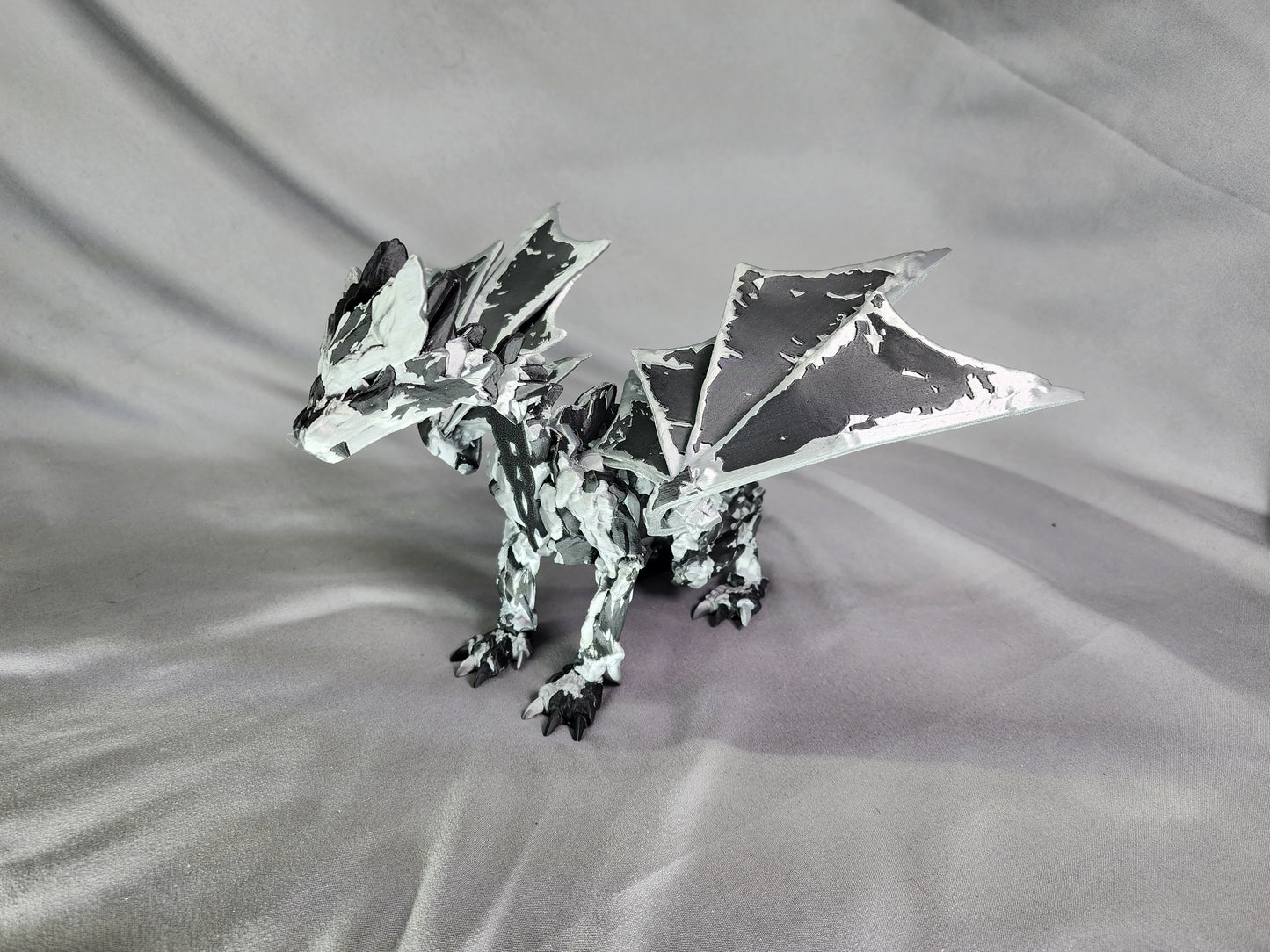 Stone Wing Dragon articulating figurine