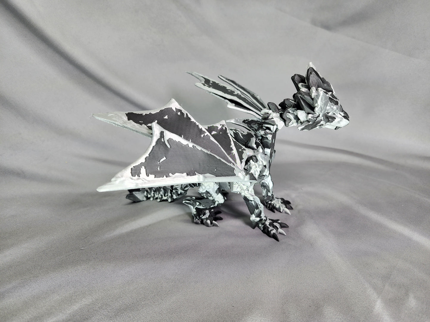 Stone Wing Dragon articulating figurine