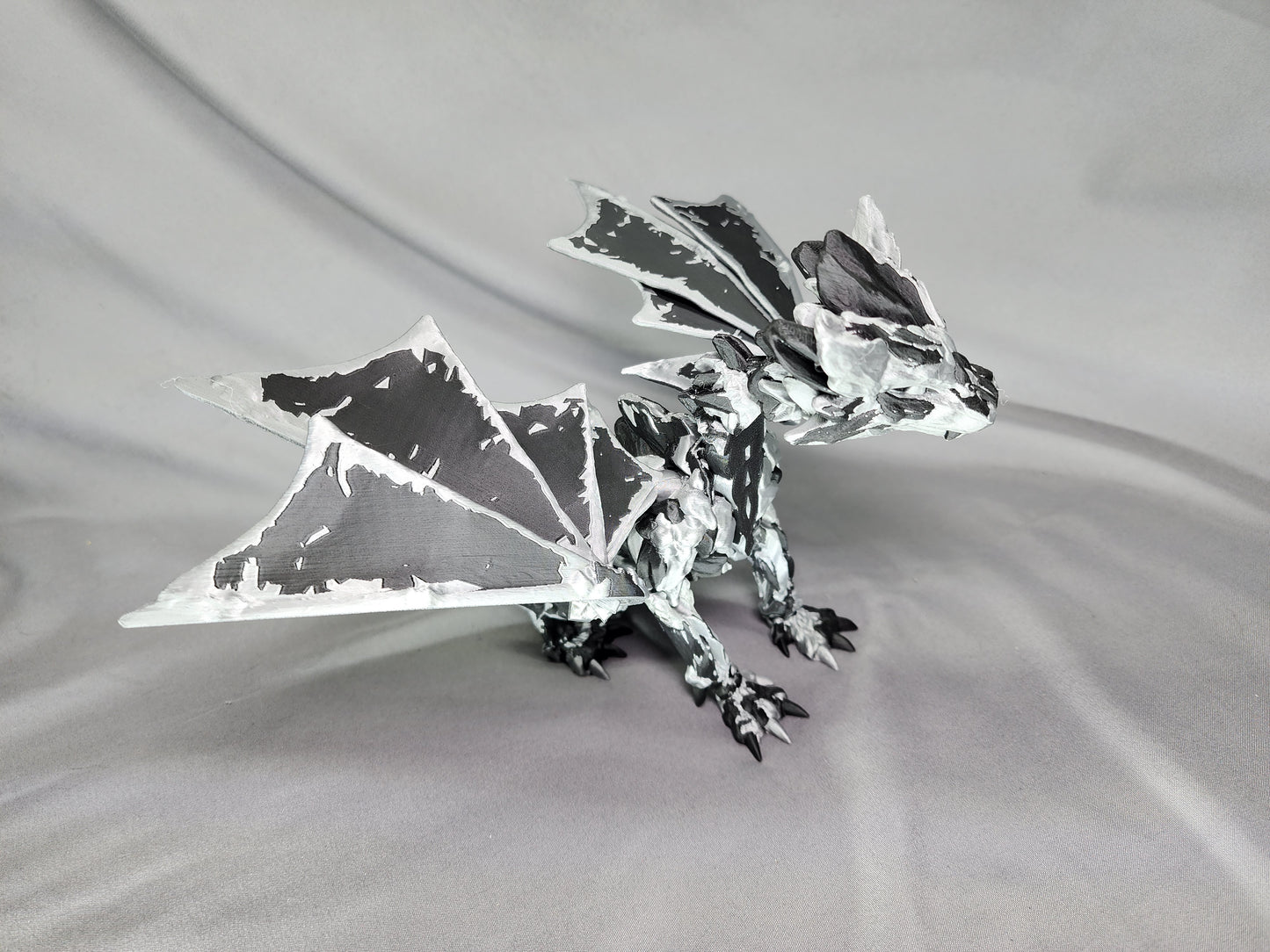 Stone Wing Dragon articulating figurine