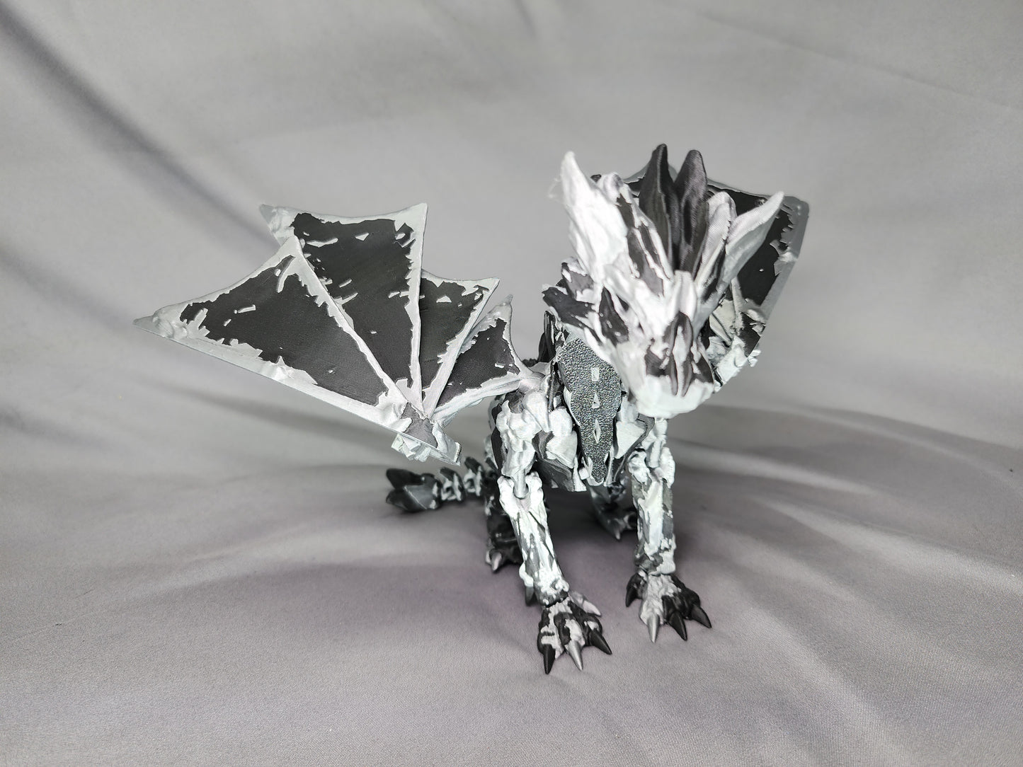 Stone Wing Dragon articulating figurine