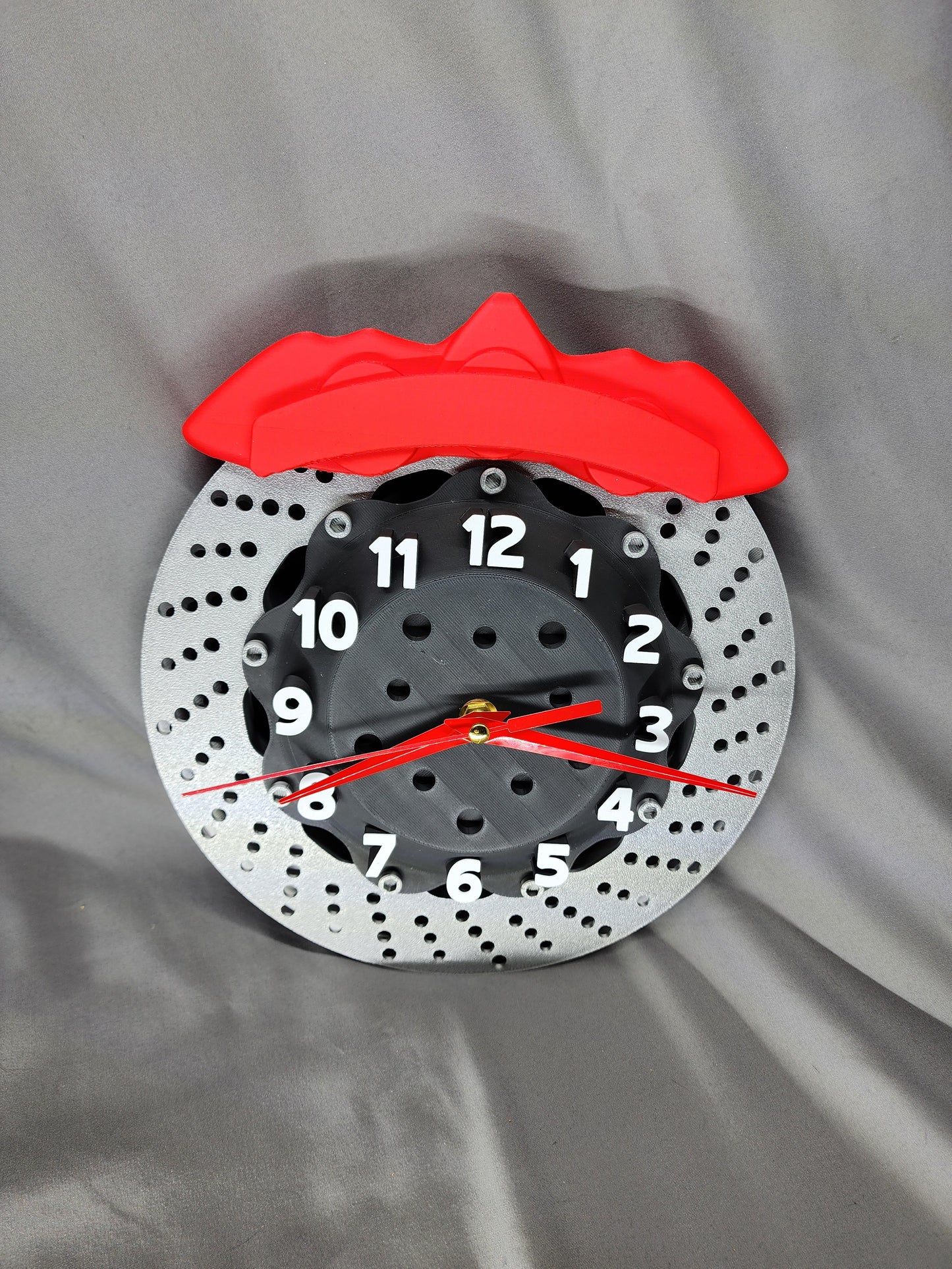 Brake Disc Clock can stop on a dime and keep you on time, perfect for the office of any auto enthusiast