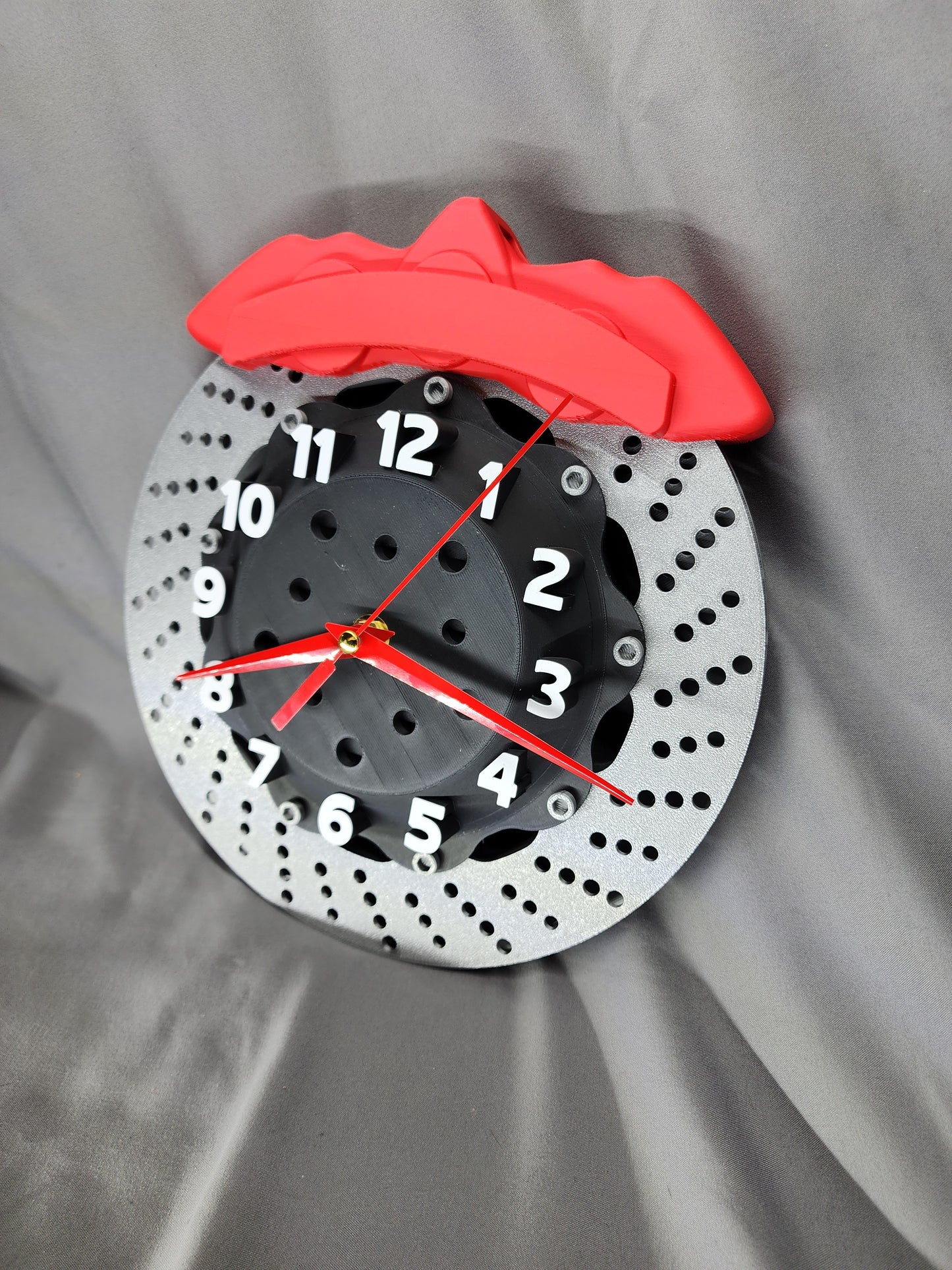 Brake Disc Clock can stop on a dime and keep you on time, perfect for the office of any auto enthusiast