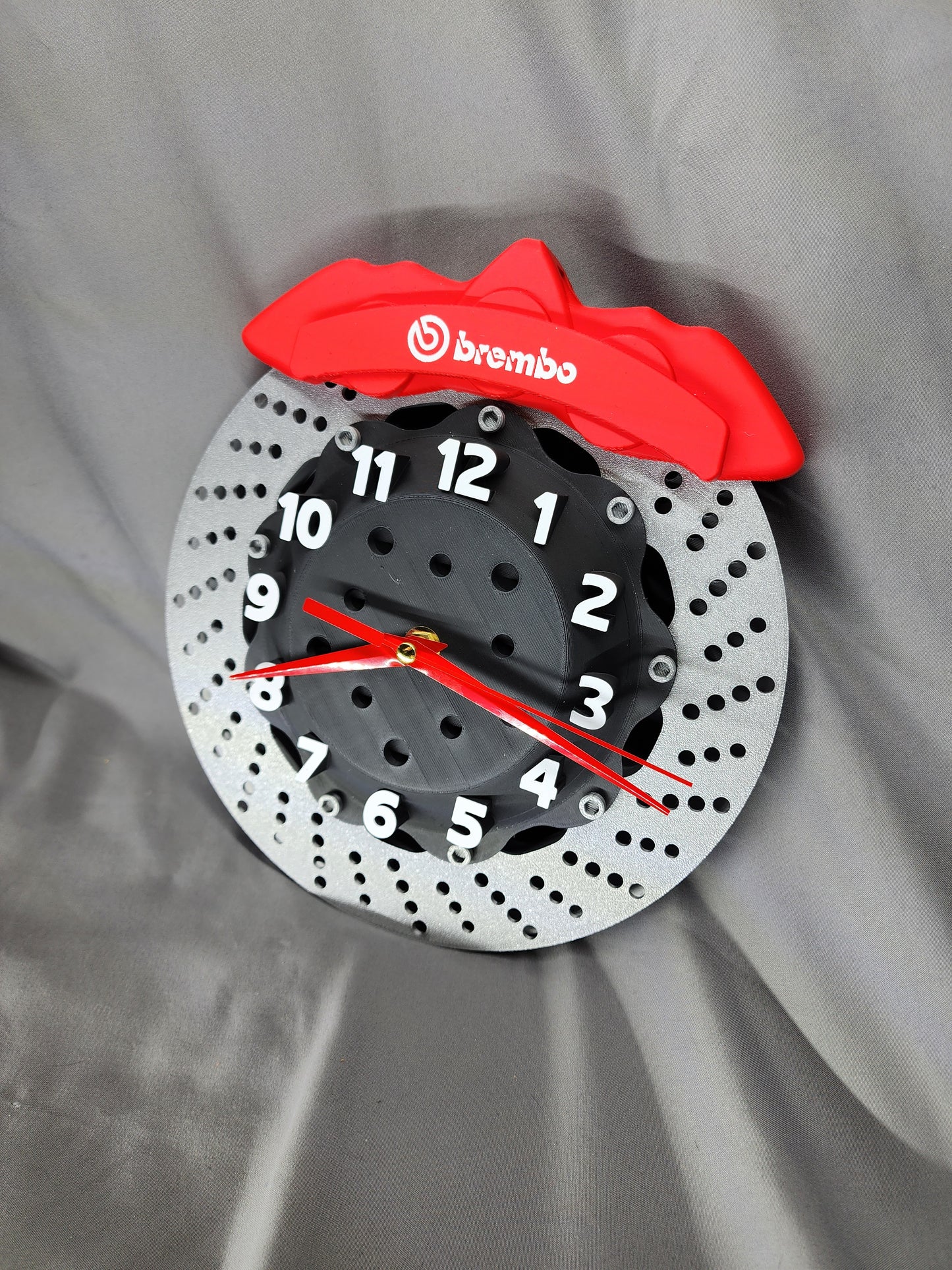 Brake Disc Clock can stop on a dime and keep you on time, perfect for the office of any auto enthusiast