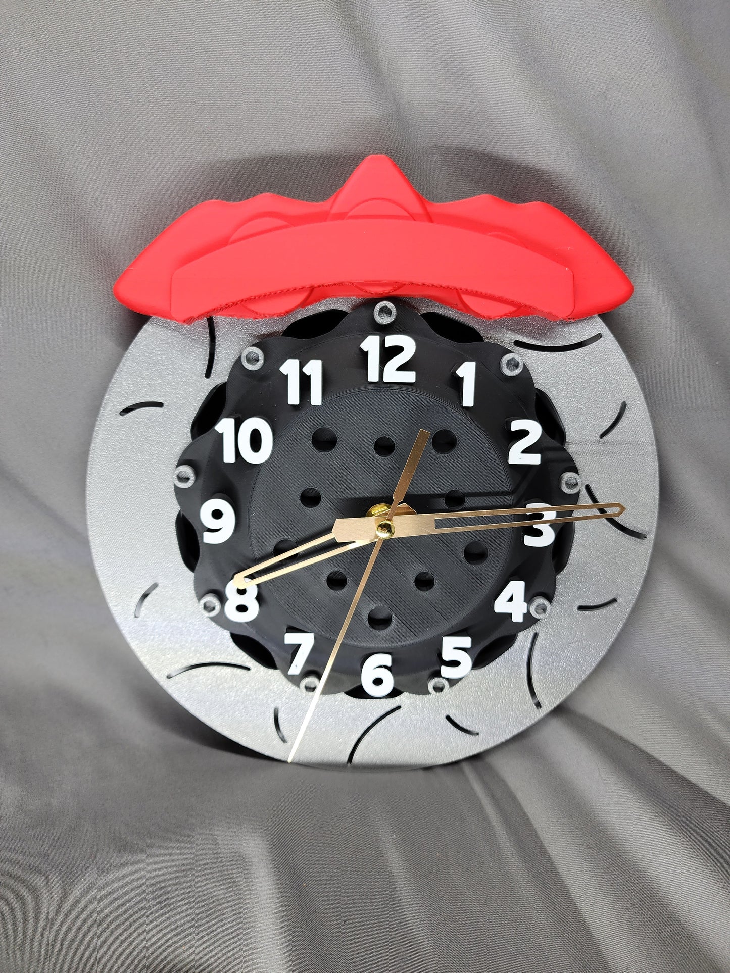 Brake Disc Clock can stop on a dime and keep you on time, perfect for the office of any auto enthusiast