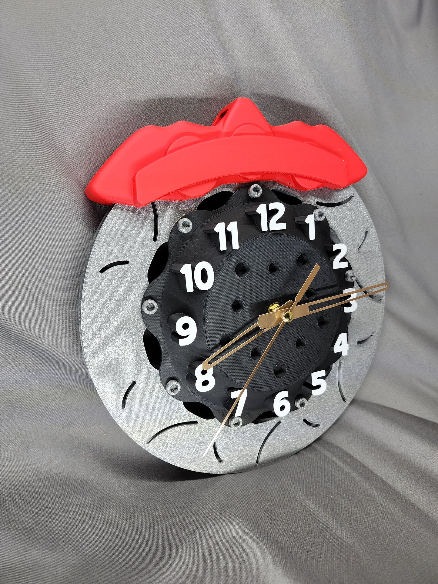 Brake Disc Clock can stop on a dime and keep you on time, perfect for the office of any auto enthusiast